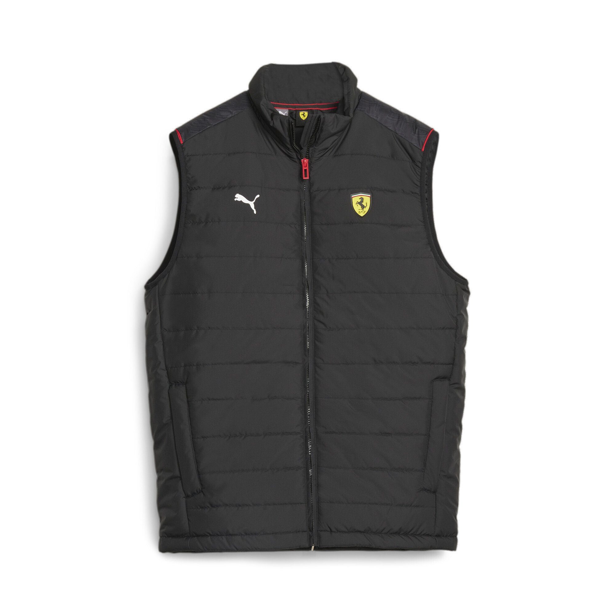 PUMA Funktionsweste Scuderia Ferrari Race Steppweste Herren Schwarz