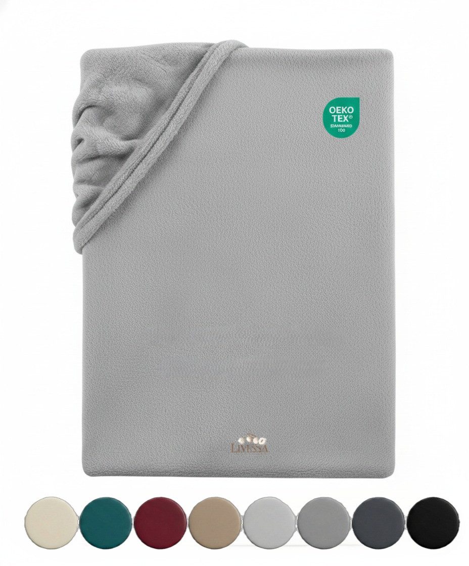 livessa Spannbettlaken Cashmere Touch Spannbettlaken – kuschelig weich, mit günstig online kaufen