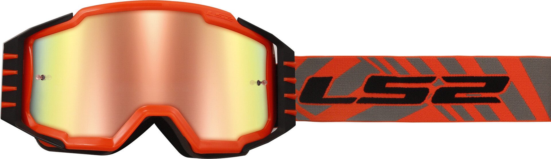 LS2 Motorradbrille Charger Pro Motocross Brille, Mit Band