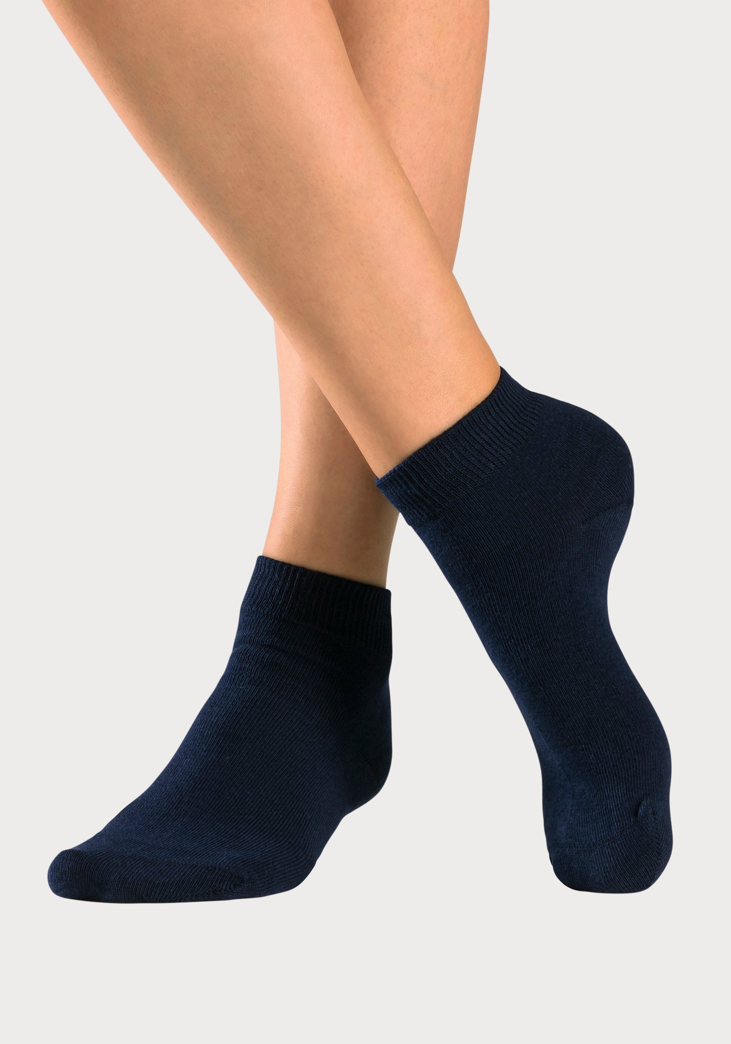 H.I.S Kurzsocken Damen Herren Kurzschaft Socken (Packung, 10-Paar, Großpackung 35-38 bis 43-46) mit eingestrickten Symbolen, leicht zum sortieren – Bild 5 von 5