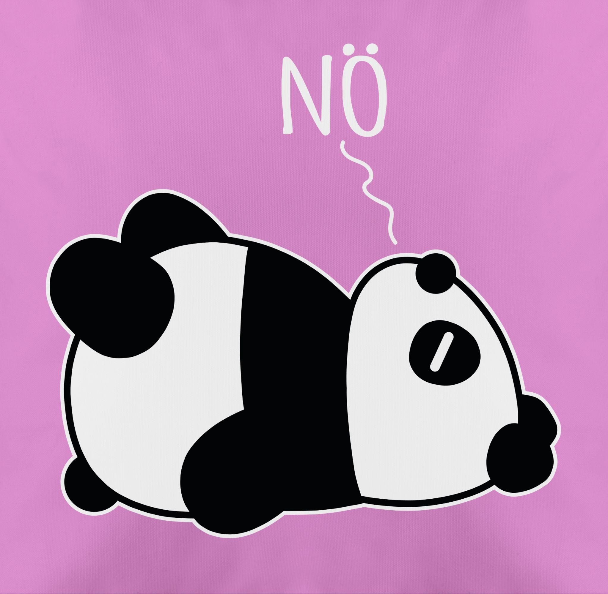 - weiß, Panda Pink - 1 Shirtracer Nö Dekokissen Statement