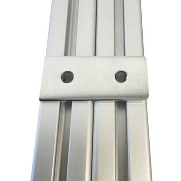 SCHMIDT systemprofile Profil 10x Verbinderplatte I 80x35mm Nut 8 Stahl verzinkt