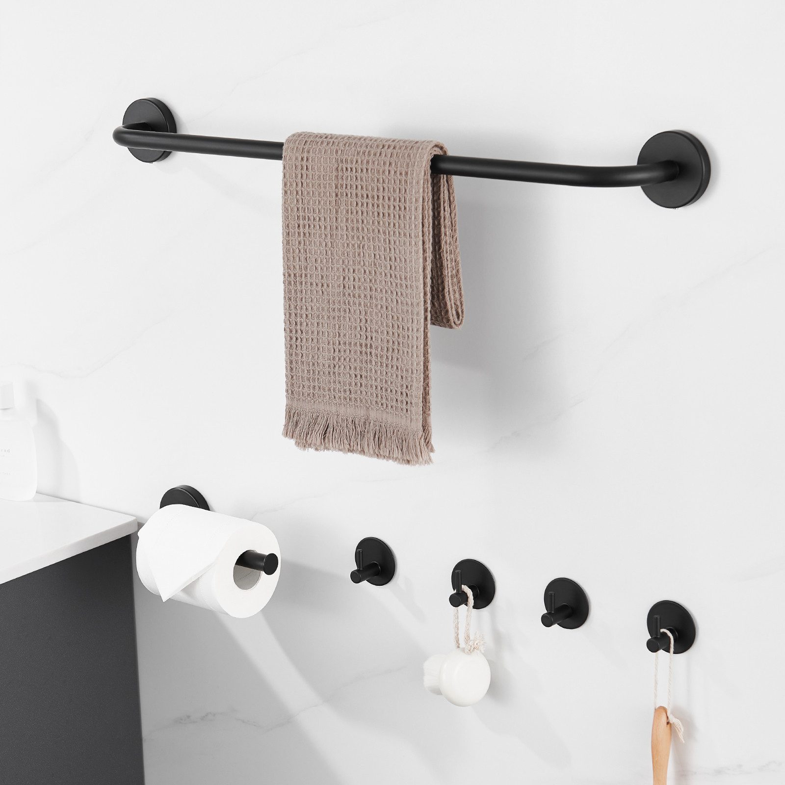 Auralum Max Handtuchhalter Edelstahl 60cm Handtuchstange günstig online kaufen