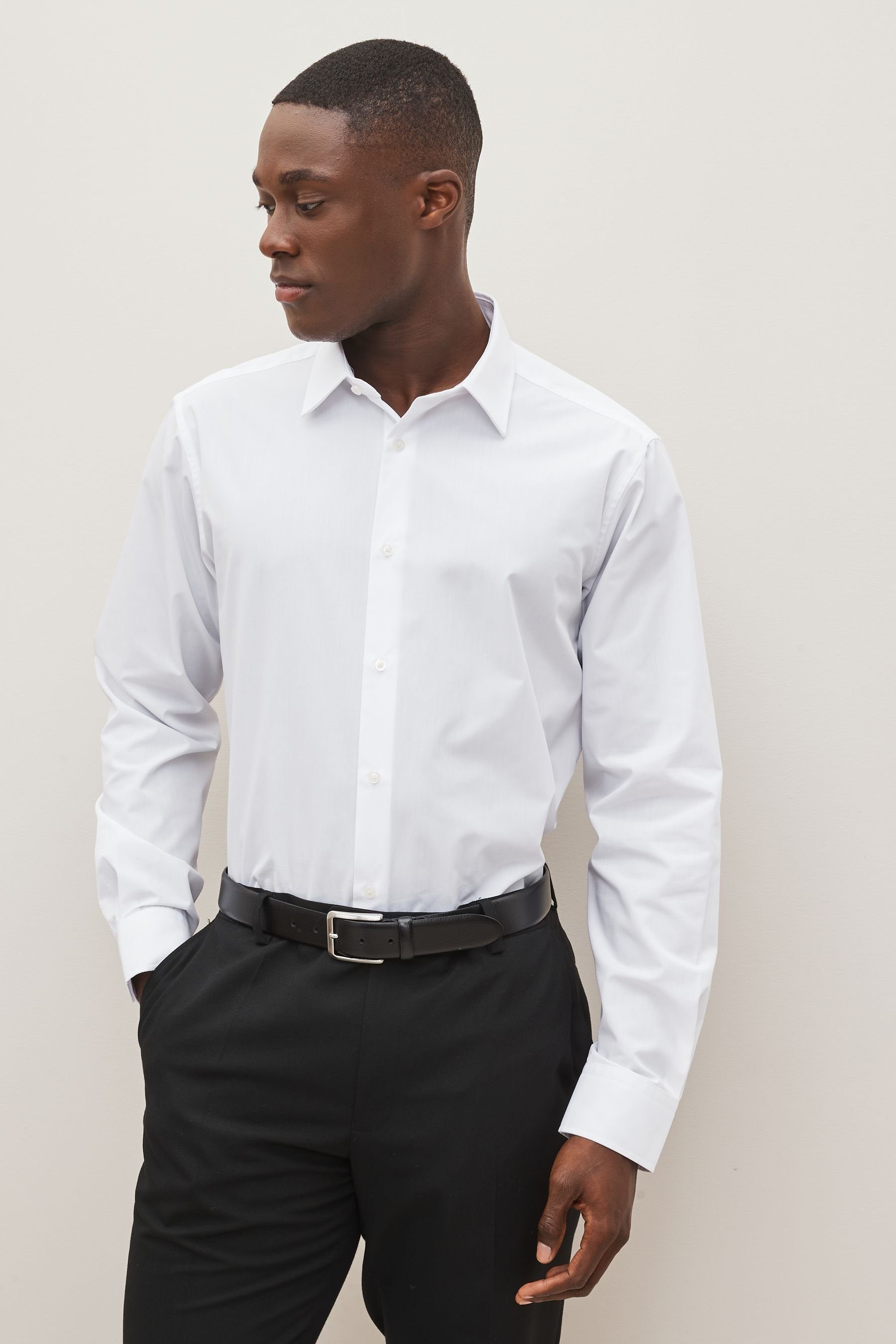 Next Langarmhemd 2er-Pack Pflegeleichte Hemden (1-tlg)