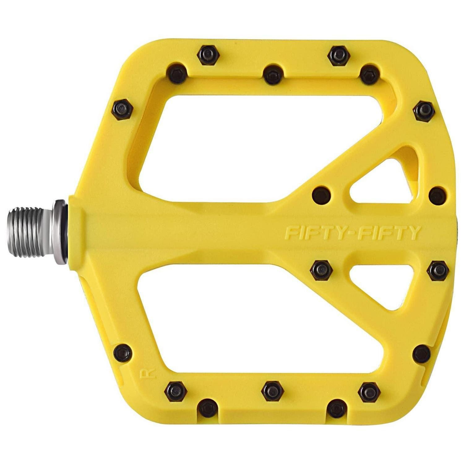 LuxusKollektion Plattformpedale Fahrradpedale Flat MTB Nylon Composite Gelb