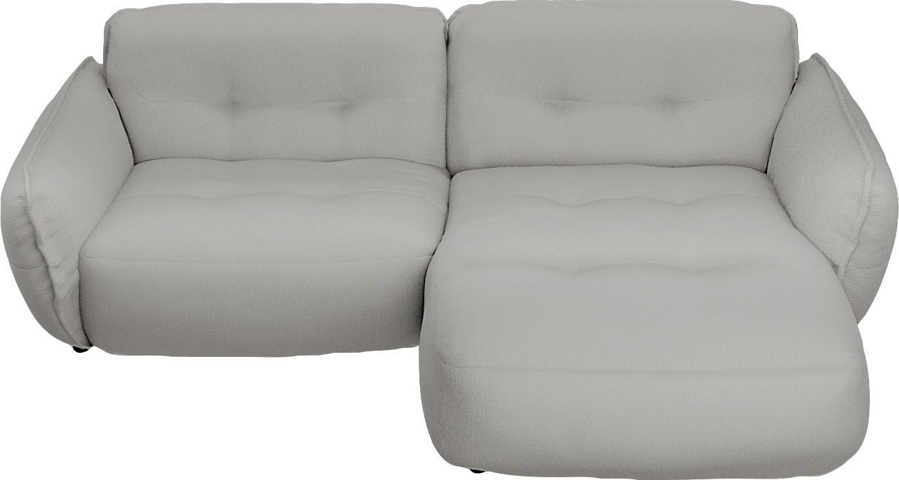 BETYPE Ecksofa Be Fluffy Mega Sofa, bequem, viel Platz, Breite 289cm, L-Form, Softes Sitzgefühl, moderne Kedernaht, hochwertiger Bezug