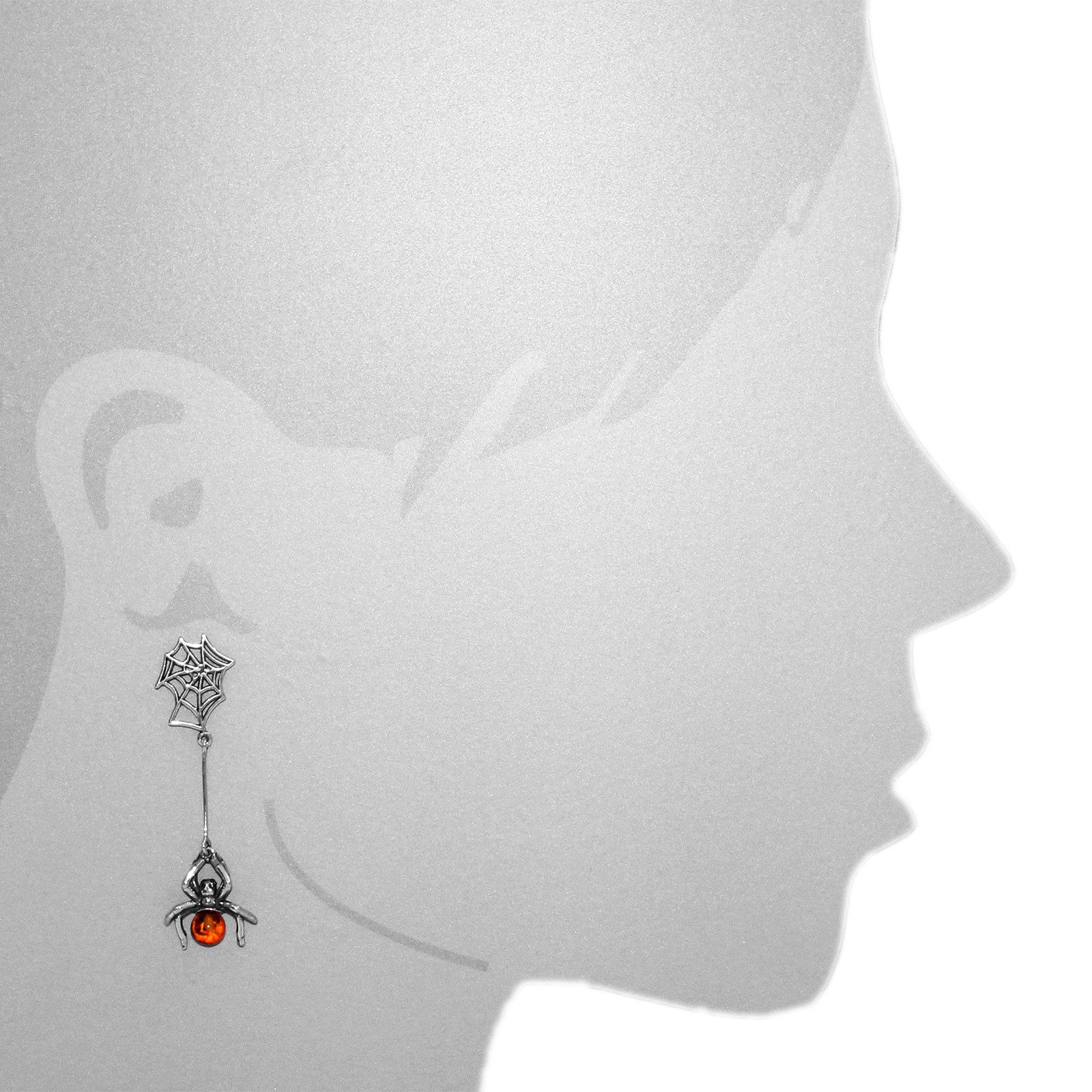 OSTSEE-SCHMUCK Paar Ohrhänger Ostsee-Schmuck Ohrhänger Spinne Ohrhänger Spi günstig online kaufen