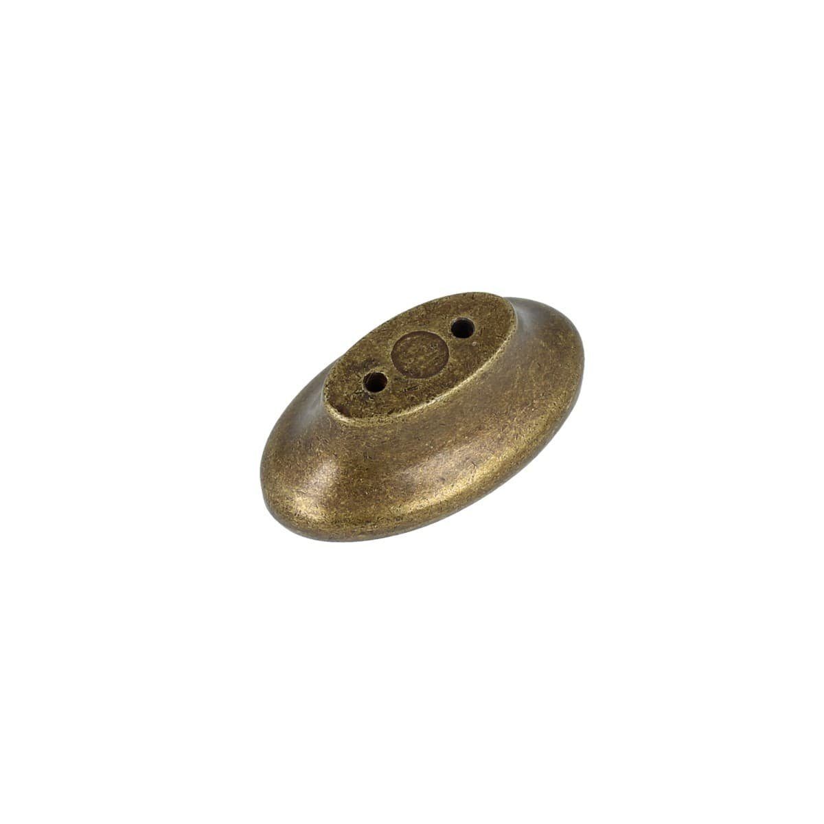 MS Beschläge Möbelbeschlag Möbelknopf Kommodenknauf vintage alt Messing Knopf – Bild 4 von 5