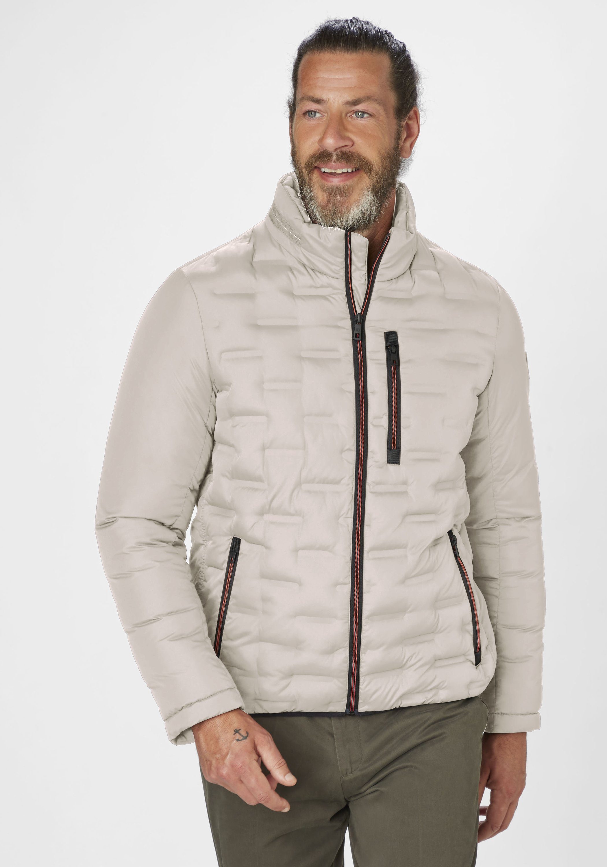 S4 Jackets Steppjacke APOLLO Sportive Steppjacke für die Übergangszeit eggshell