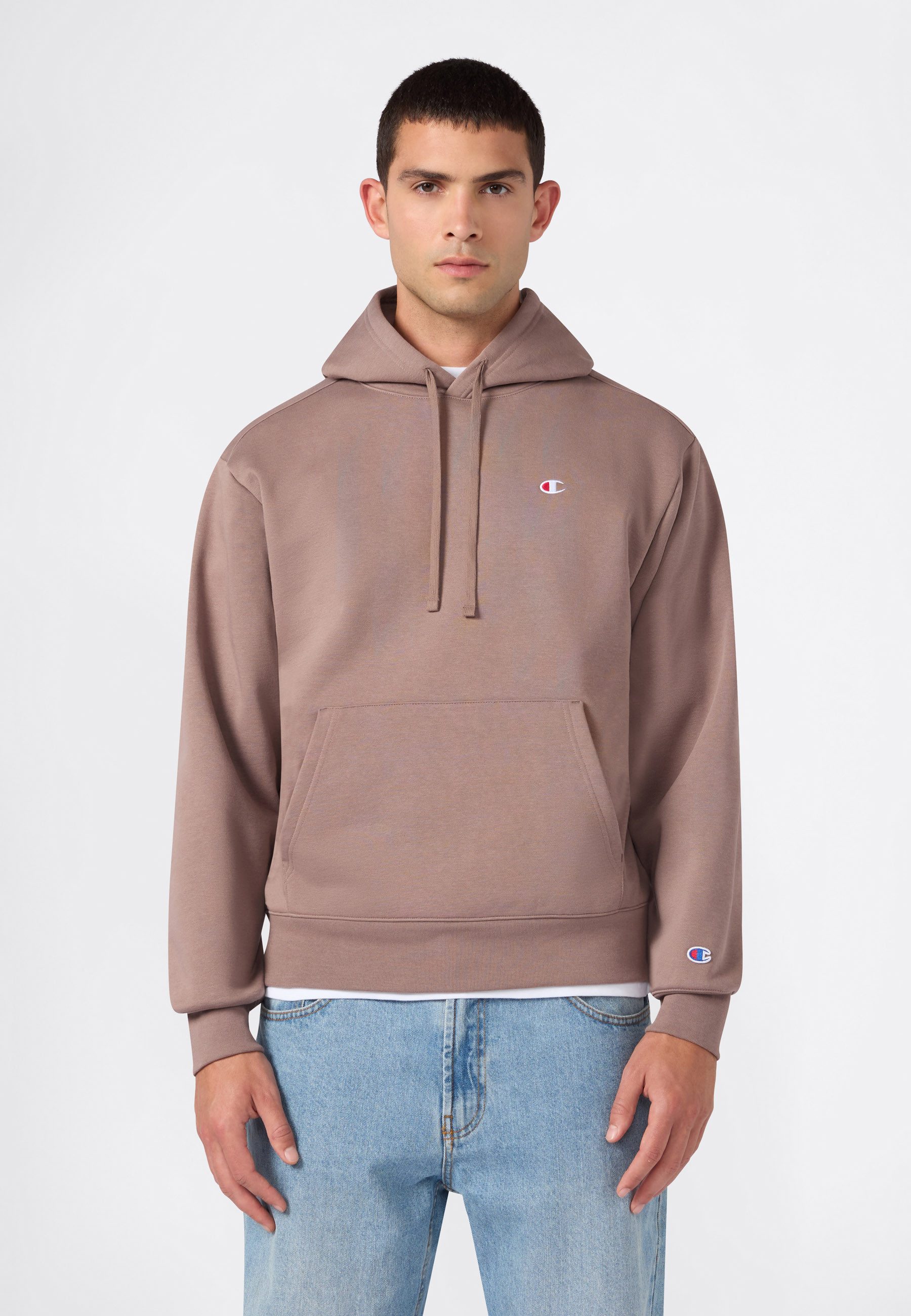 Champion Kapuzensweatshirt SPORTWEAR HOODIE Relax Fit mit sportlichem Stil, Langarm-Design, aus Baumwolle und Polyester