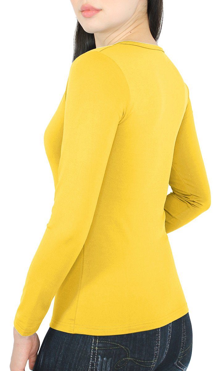 dy_mode Thermohemd Damen Thermo Langarmshirt Thermoshirt günstig online kaufen
