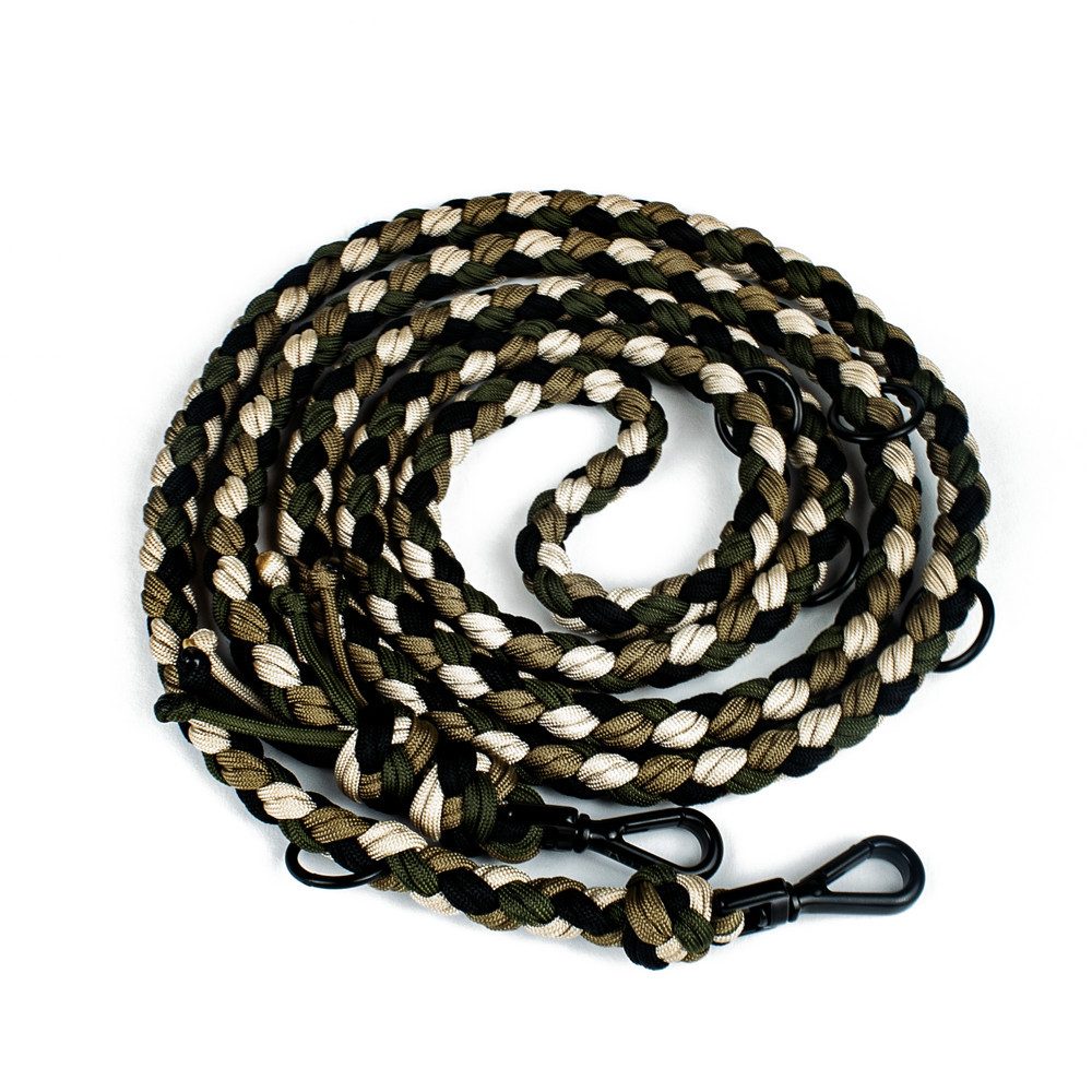 Tierluxe Hundeleine Foxy, Paracord, Handgemacht