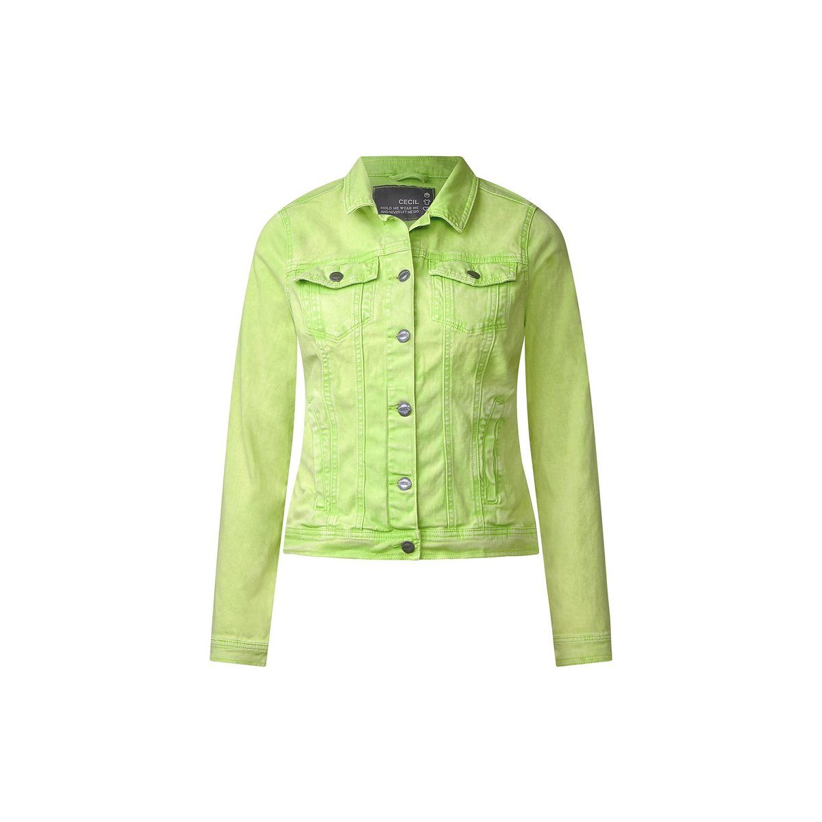 Cecil 3-in-1-Funktionsjacke grün regular (1-St)