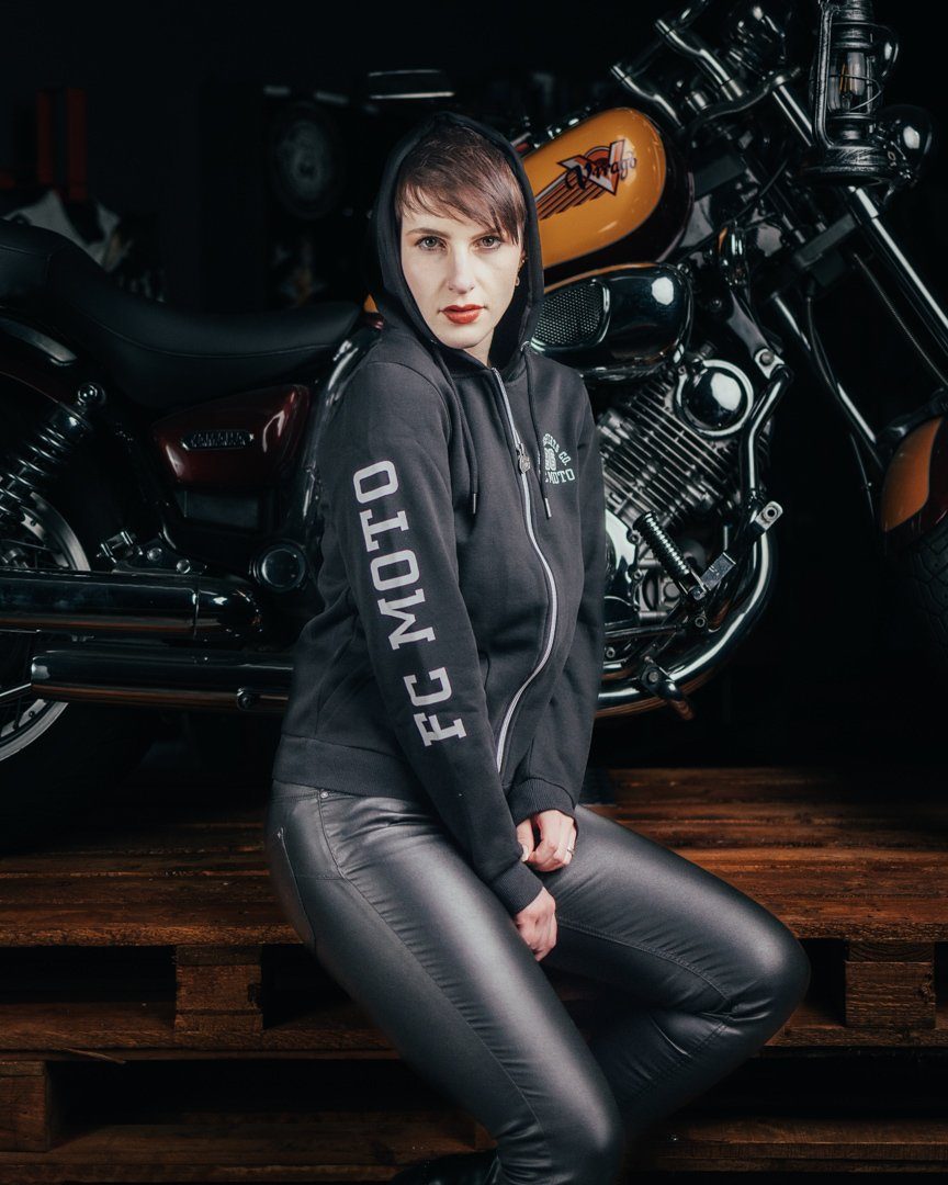 FC-Moto Sweatshirt Moto-H Damen Zip Hoodie