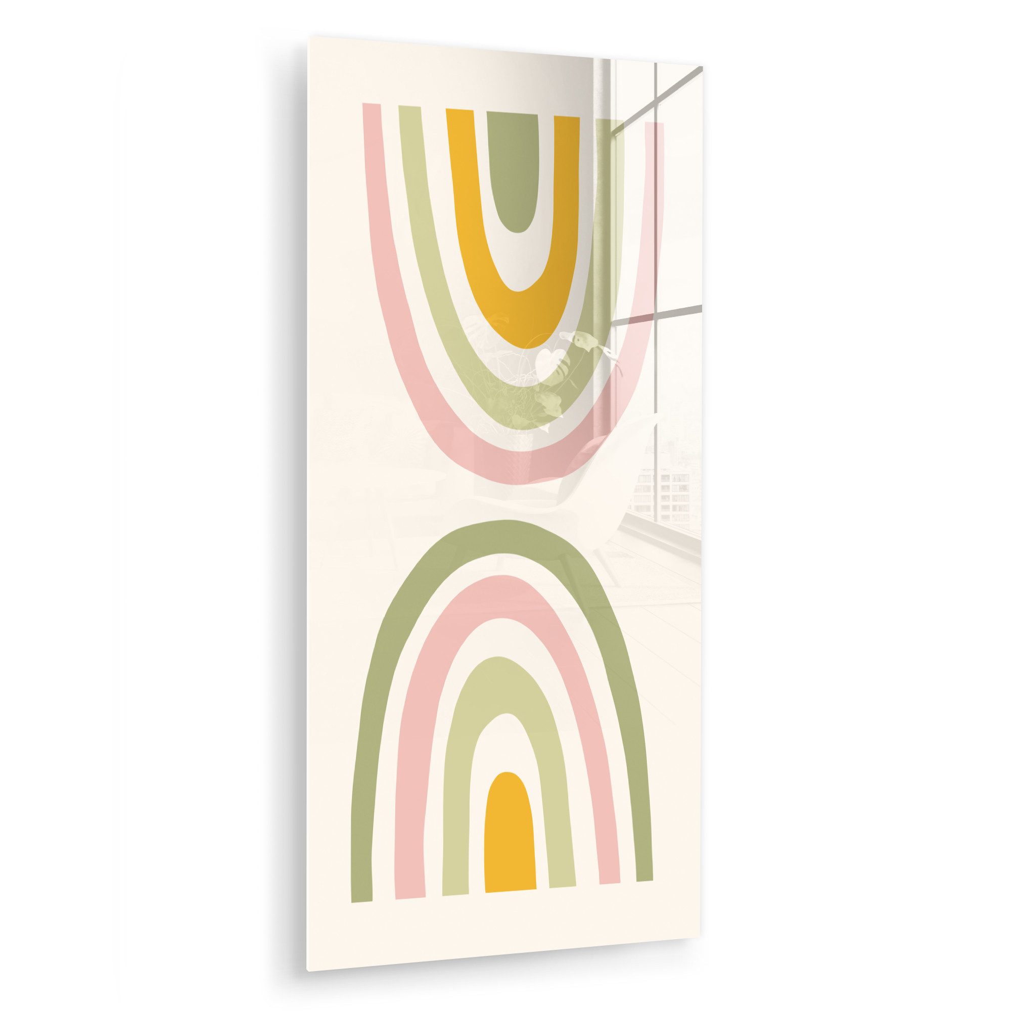 MuchoWow Acrylglasbild Regenbogen - Pastell - günstig online kaufen
