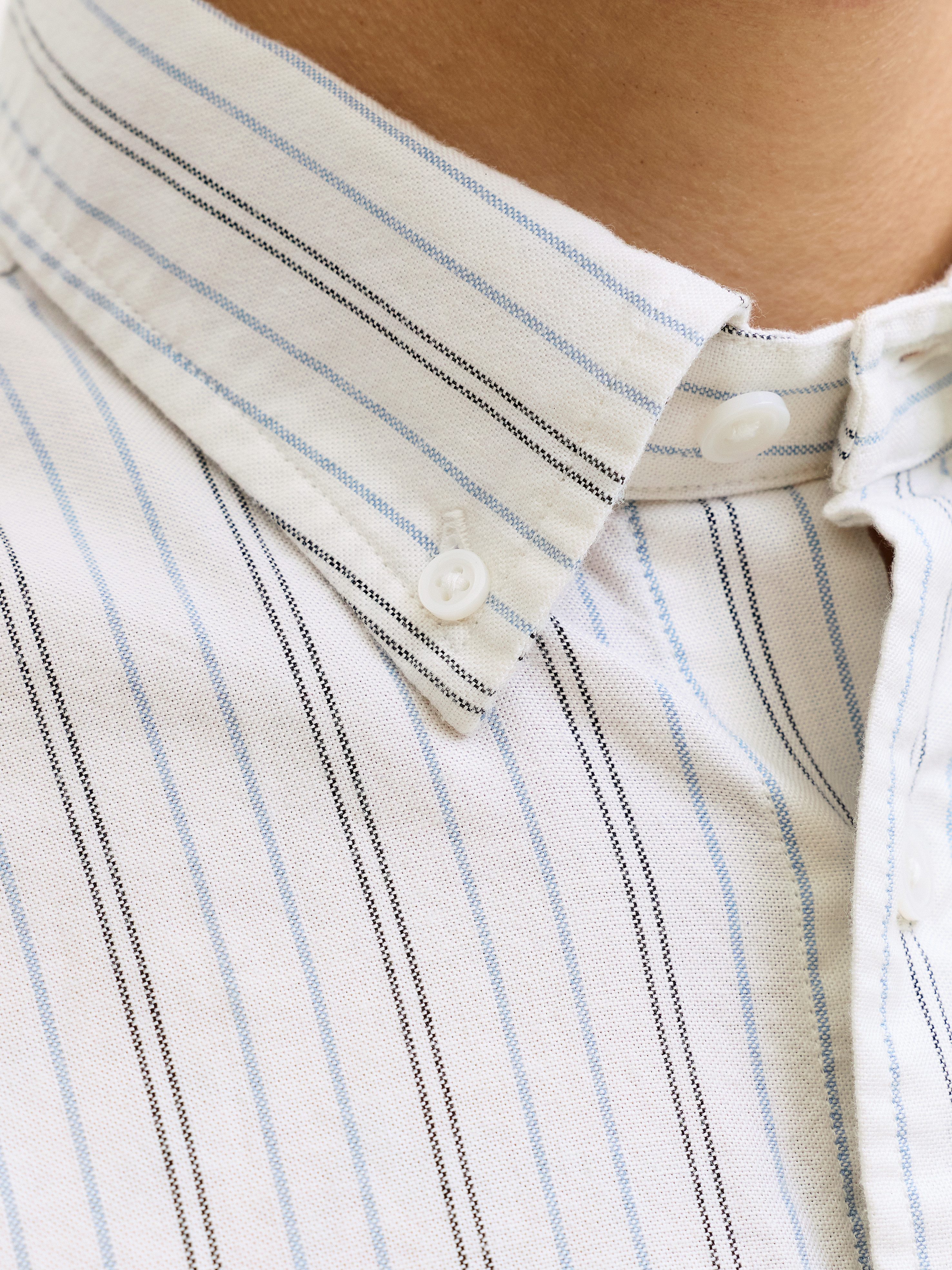 Jack & Jones Langarmhemd JPRBLUHARVEY OXFORD L/S SHIRT SN Baumwolle, regular fit