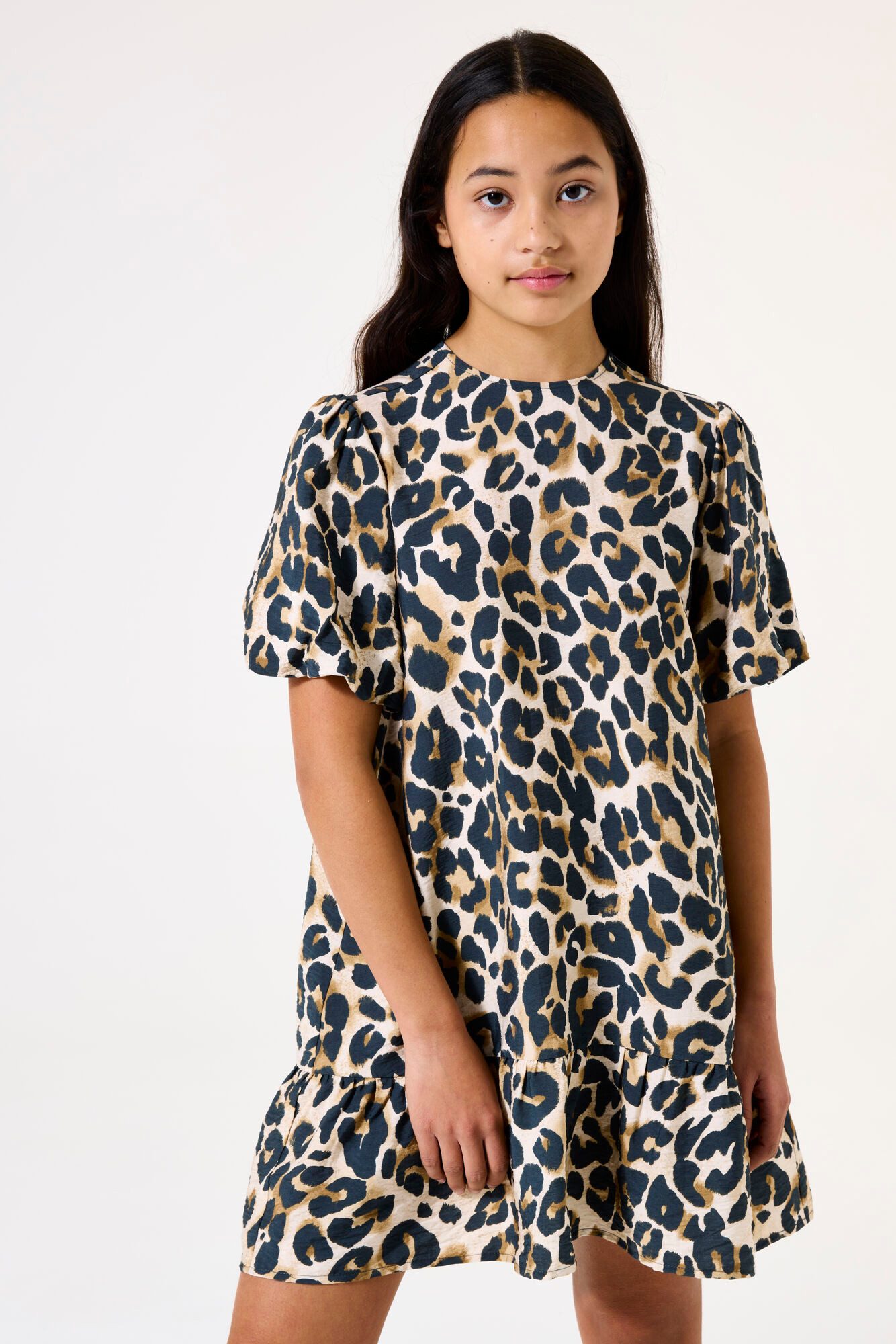 Garcia Sommerkleid mit Leo-Print