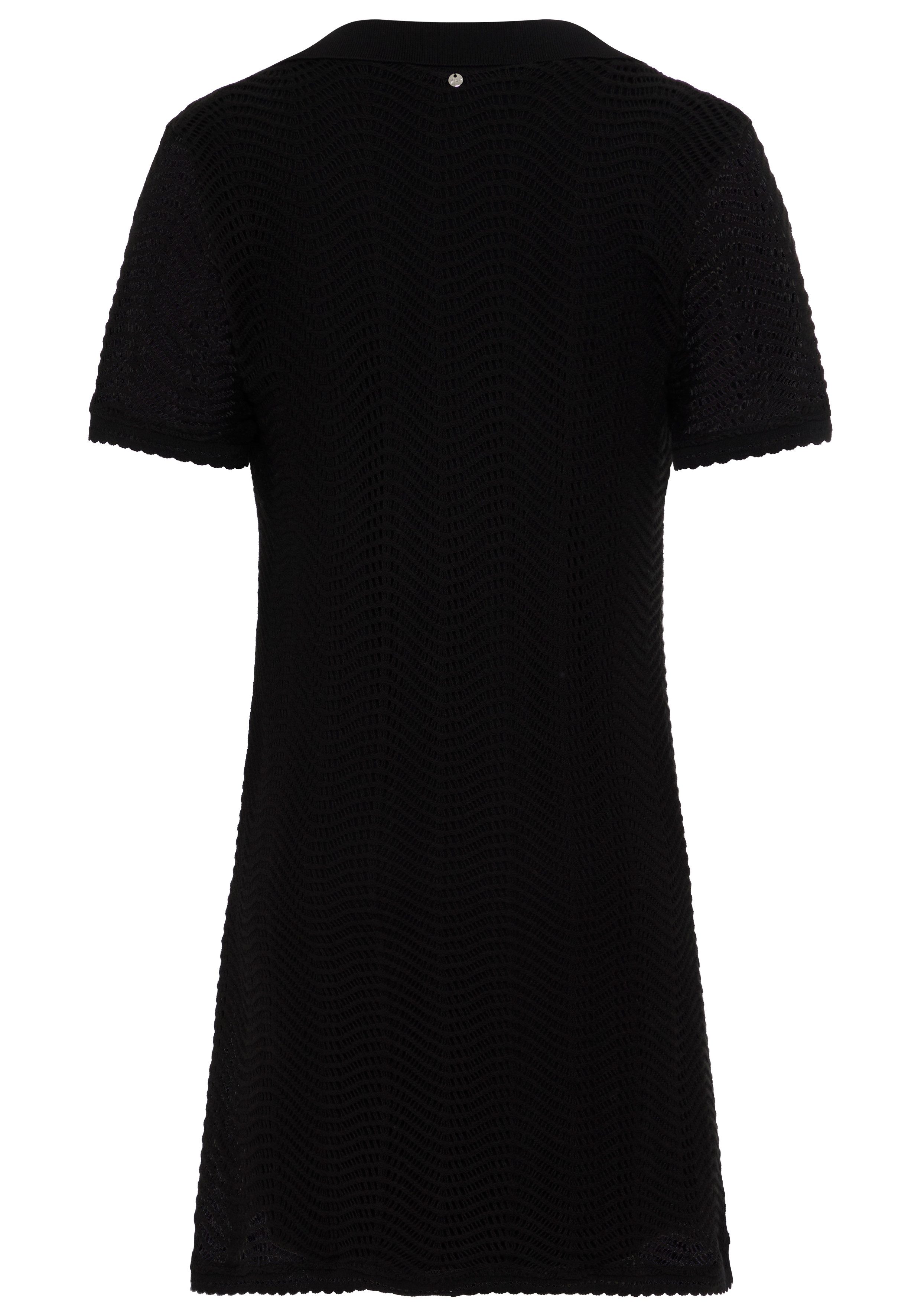 BOSS ORANGE Polokleid Eloa Premium Damenmode Häkelkleid in kniefreier Länge