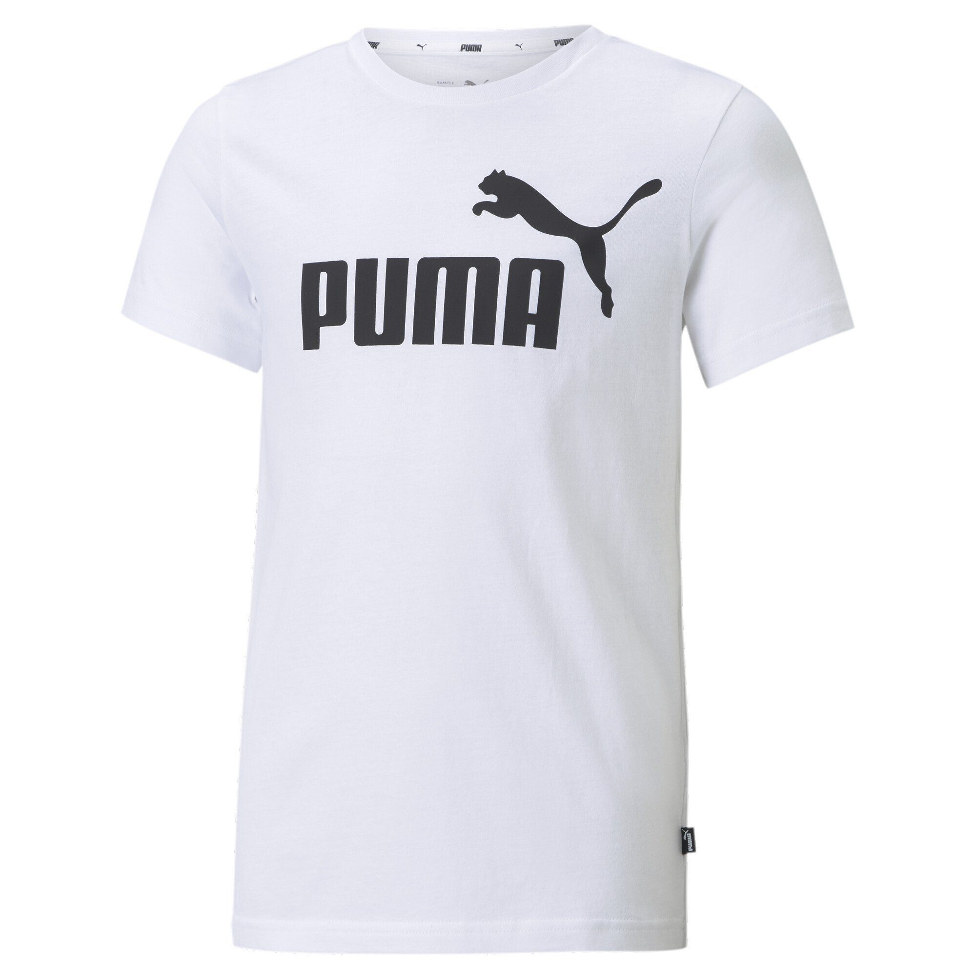 PUMA T-Shirt Essentials Logo T-Shirt mit White Jungen