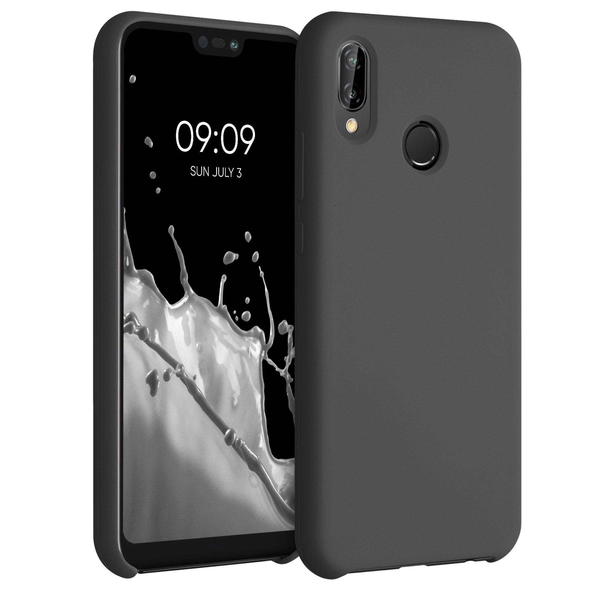 kwmobile Handyhülle Handyhülle für Huawei P20 Lite Hülle, Weiches Handy Silikon Case - Schutzhülle Cover