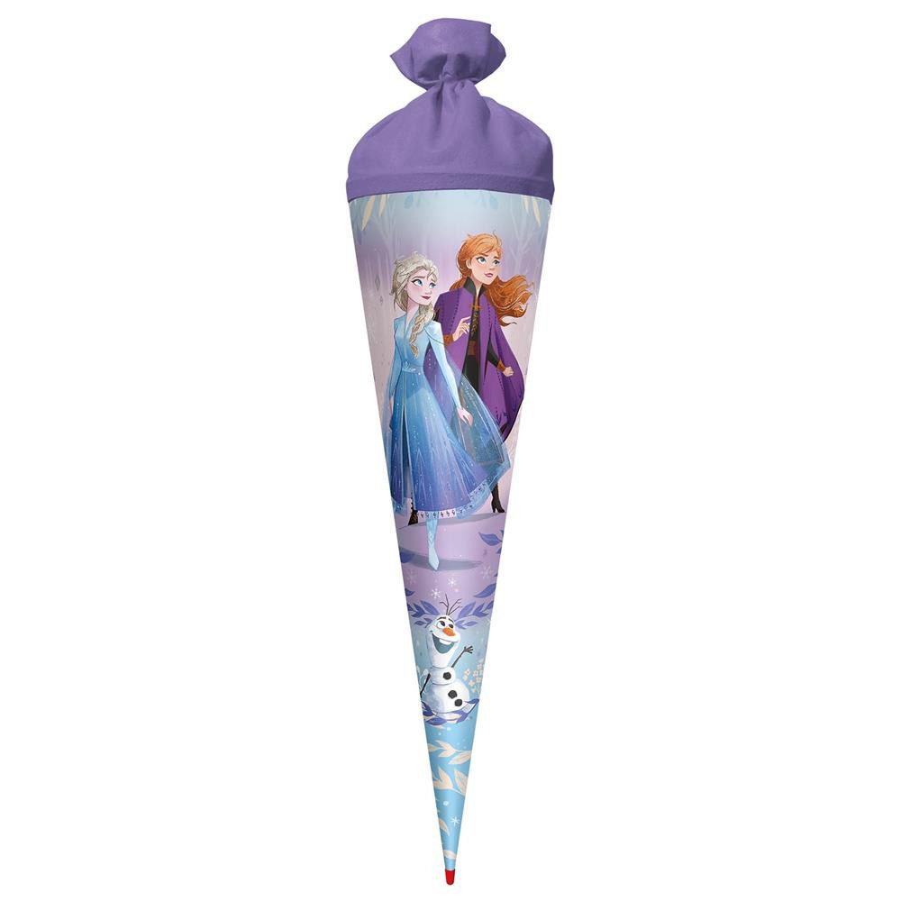 Roth Schultüte Disney Frozen, 70 cm, rund, Filzverschluss, Roth-Spitze