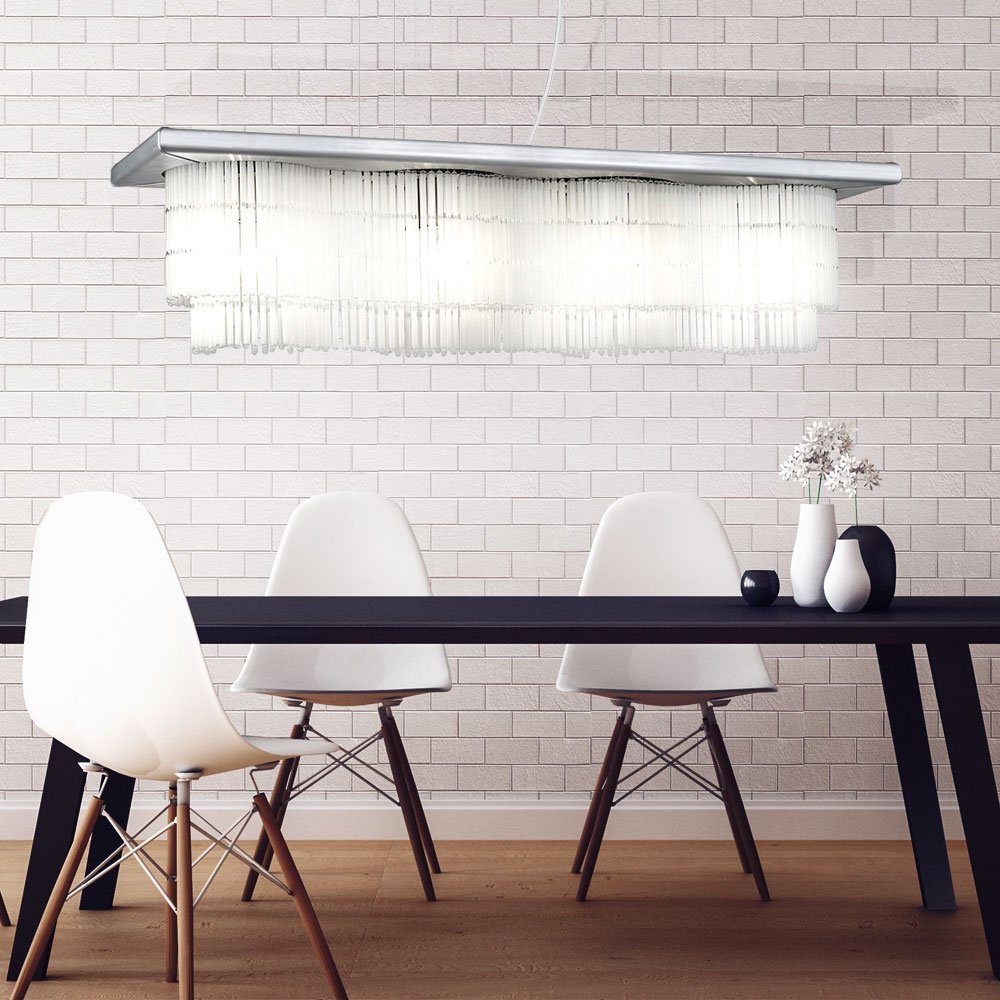 EGLO LED-Hängeleuchte, Leuchtmittel nicht inklusive, Decken Pendel Lampe Design Hänge Leuchte Ess Zimmer Kristall