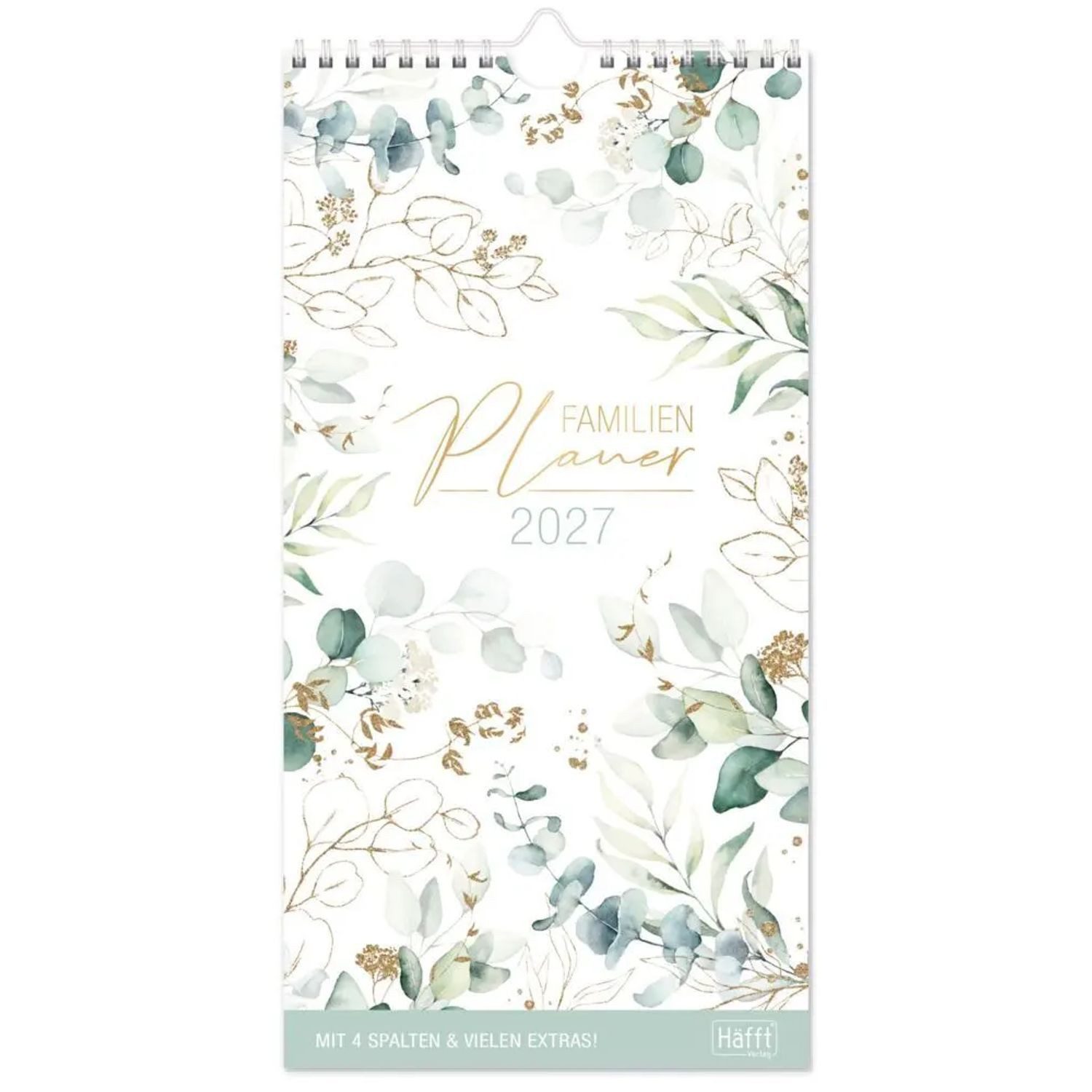 Häfft Wandkalender Familienplaner kompakt 2027