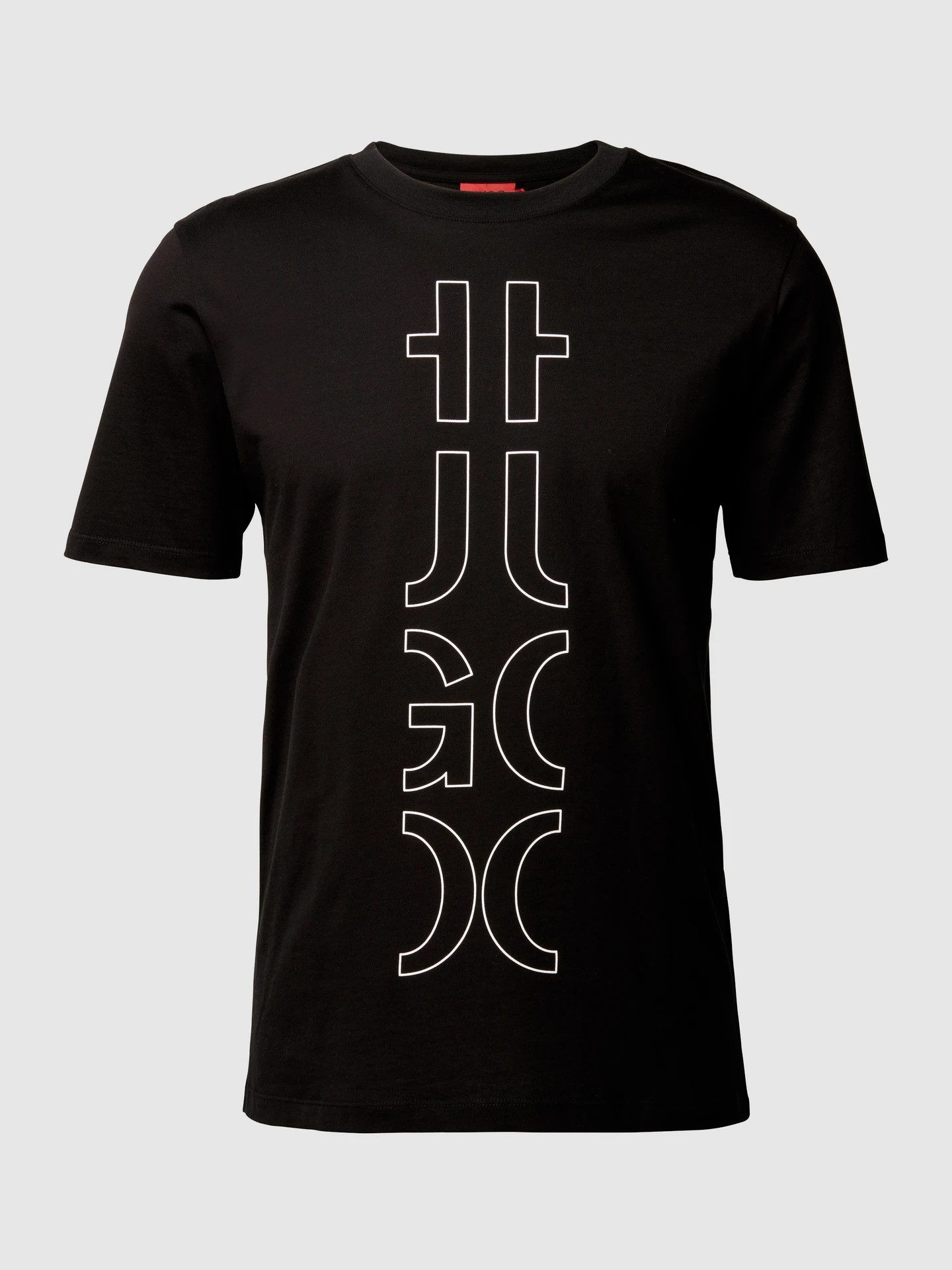 HUGO T-Shirt Darlon Herren T-Shirt Print aus Baumwolle, Print