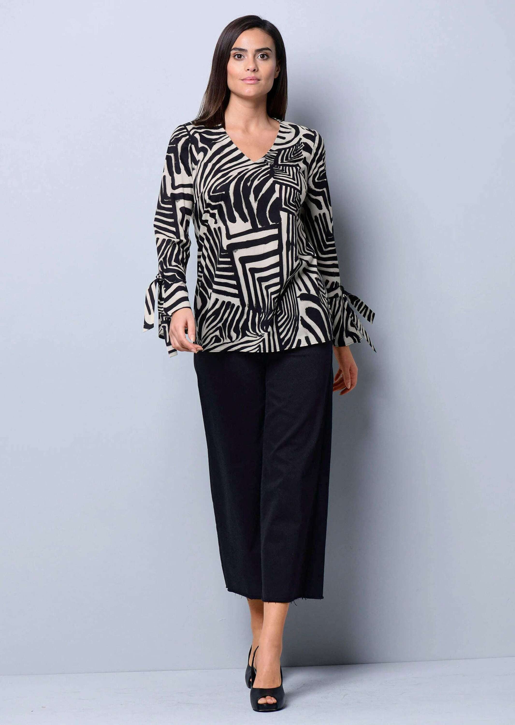 Alba Moda Hemdbluse Bluse mit Bindeband am Ärmel günstig online kaufen