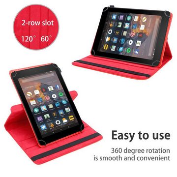Cadorabo Tablet-Hülle Kindle FIRE HD 10 2017 (7. Gen) Kindle FIRE HD 10 2017 (7. Gen), Klappbare Tablet Schutzhülle - Hülle - Standfunktion - 360 Grad Case