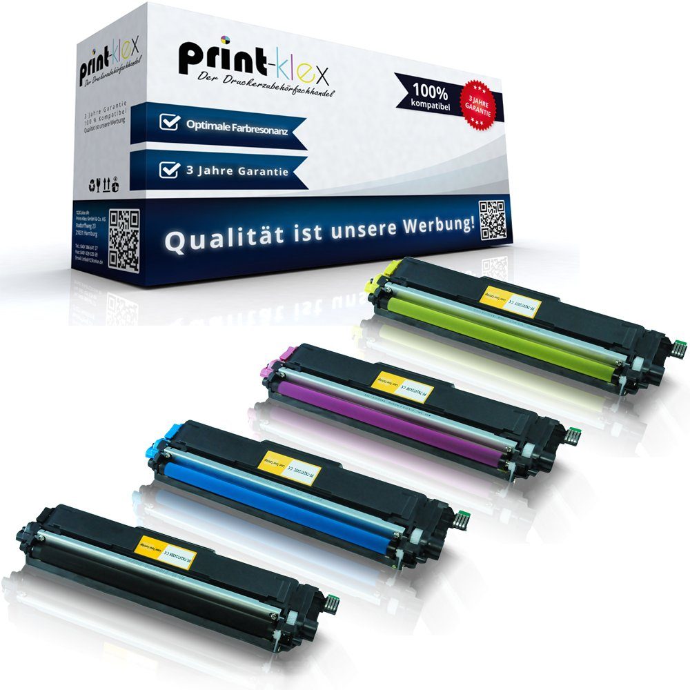 Print-Klex GmbH & Co.KG Tonerkartusche Set Brother MFC-L3770CDW 4er MFC-L3740CDN kompatibel MFC-L3750CDW mit