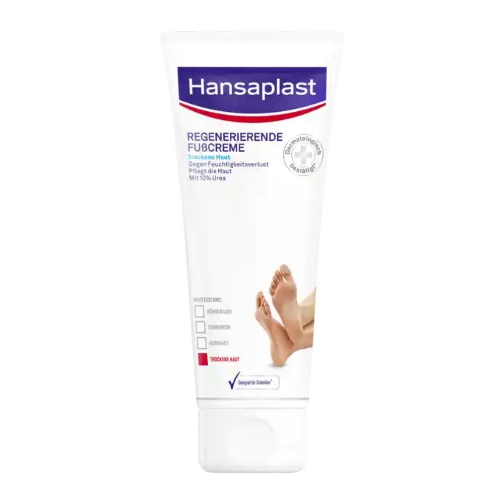Beiersdorf AG Wundpflaster 3x Hansaplast RegenerierendeFußcreme 10 % Urea 100 ml - B07K8Z32M1