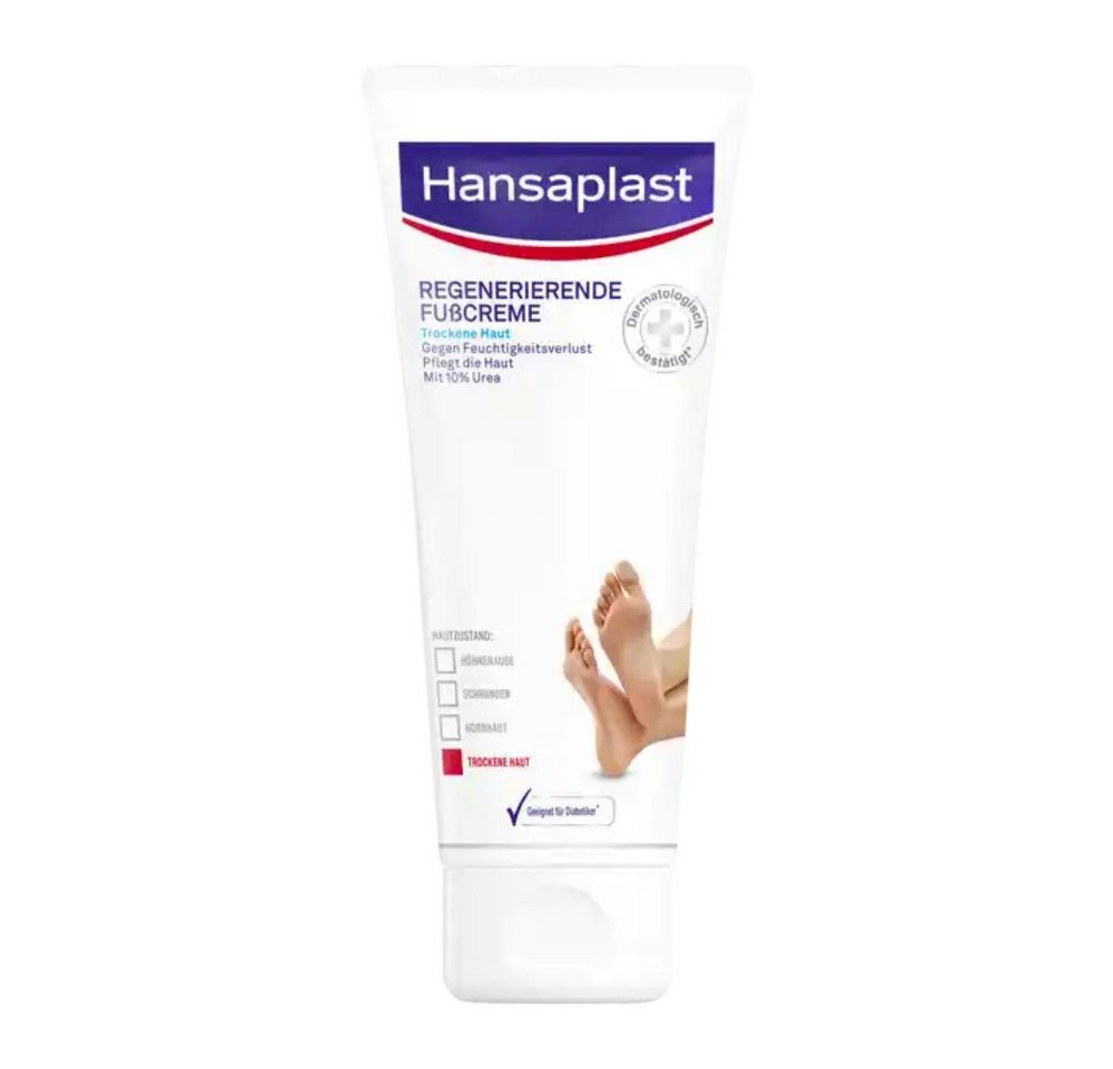 Beiersdorf AG Wundpflaster 3x Hansaplast RegenerierendeFußcreme 10 % Urea 100 ml - B07K8Z32M1