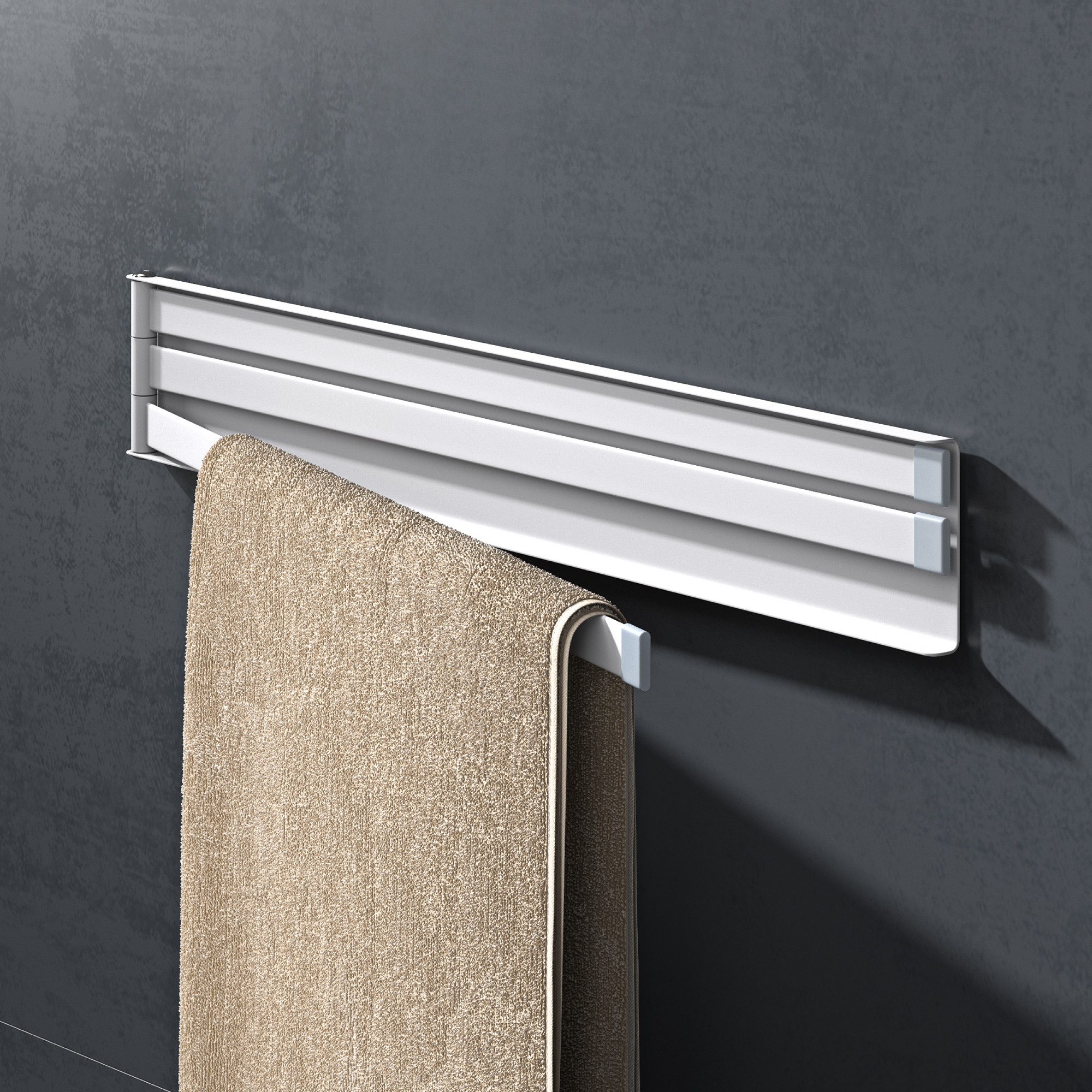 doporro Handtuchhalter Wandhalterung ohne Bohren und mit Magnet 180° schwen günstig online kaufen