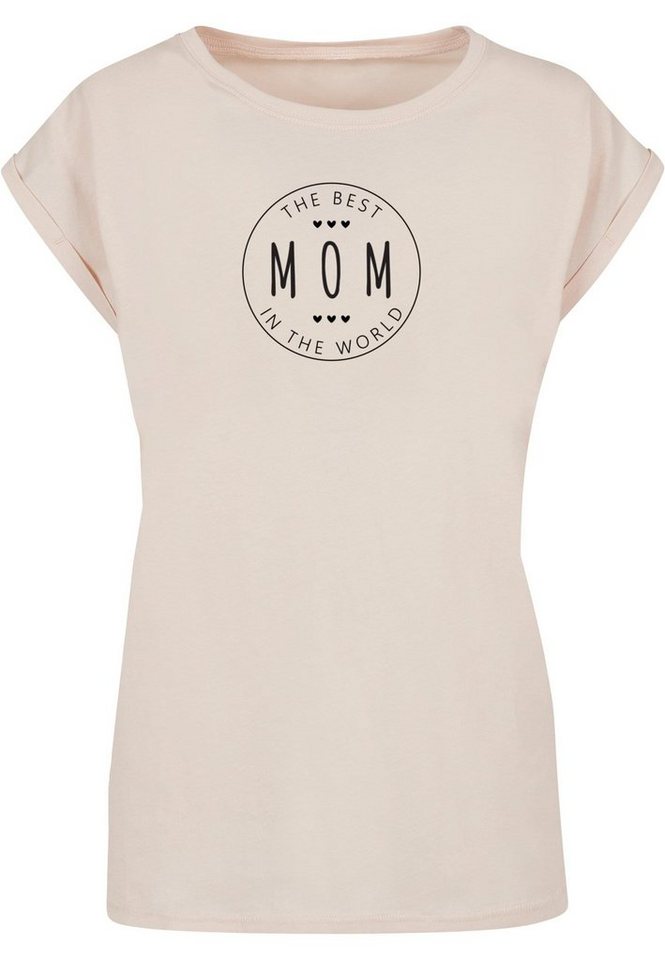 Merchcode T-Shirt Damen Ladies Mothers Day - The best mom T-Shirt (1-tlg)