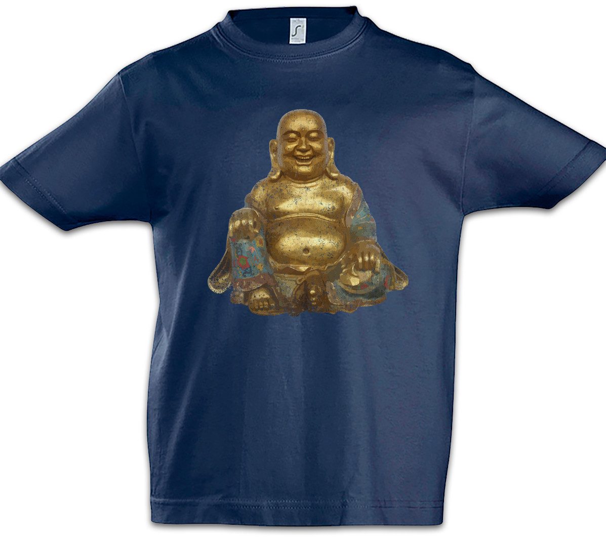 Print-Shirt Buddha Vintage Kinder T-Shirt Yantra Hinduism Buddhism Buddhismus
