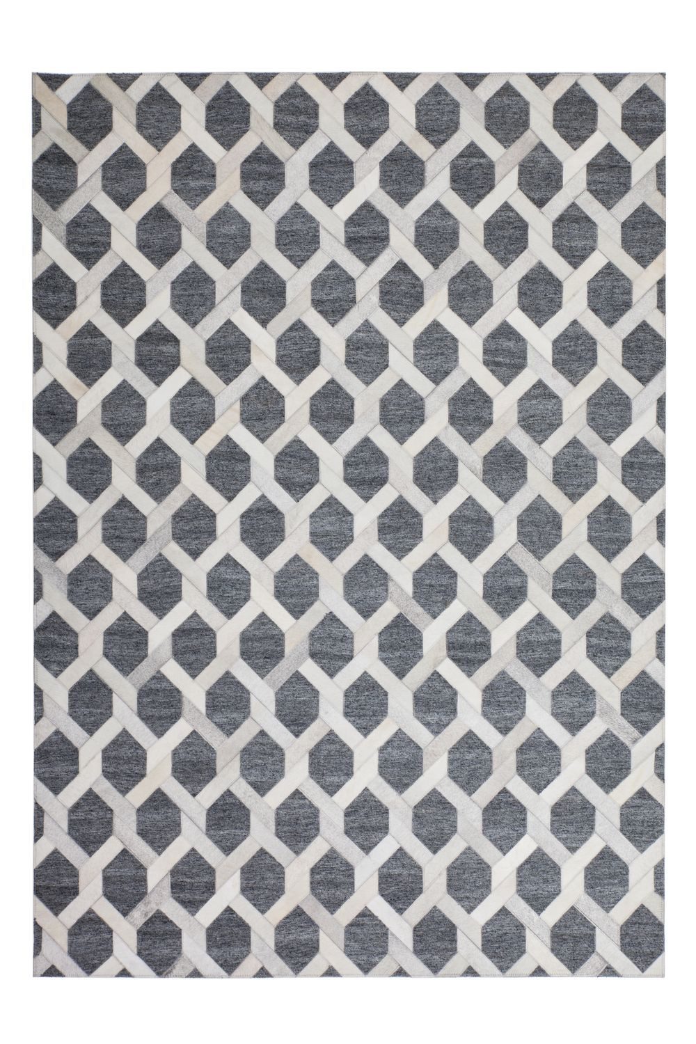 Teppich Boss Teppich Kurzflor Teppich Cassandra 125 - Grau, rechteckig, Höhe: 8 mm