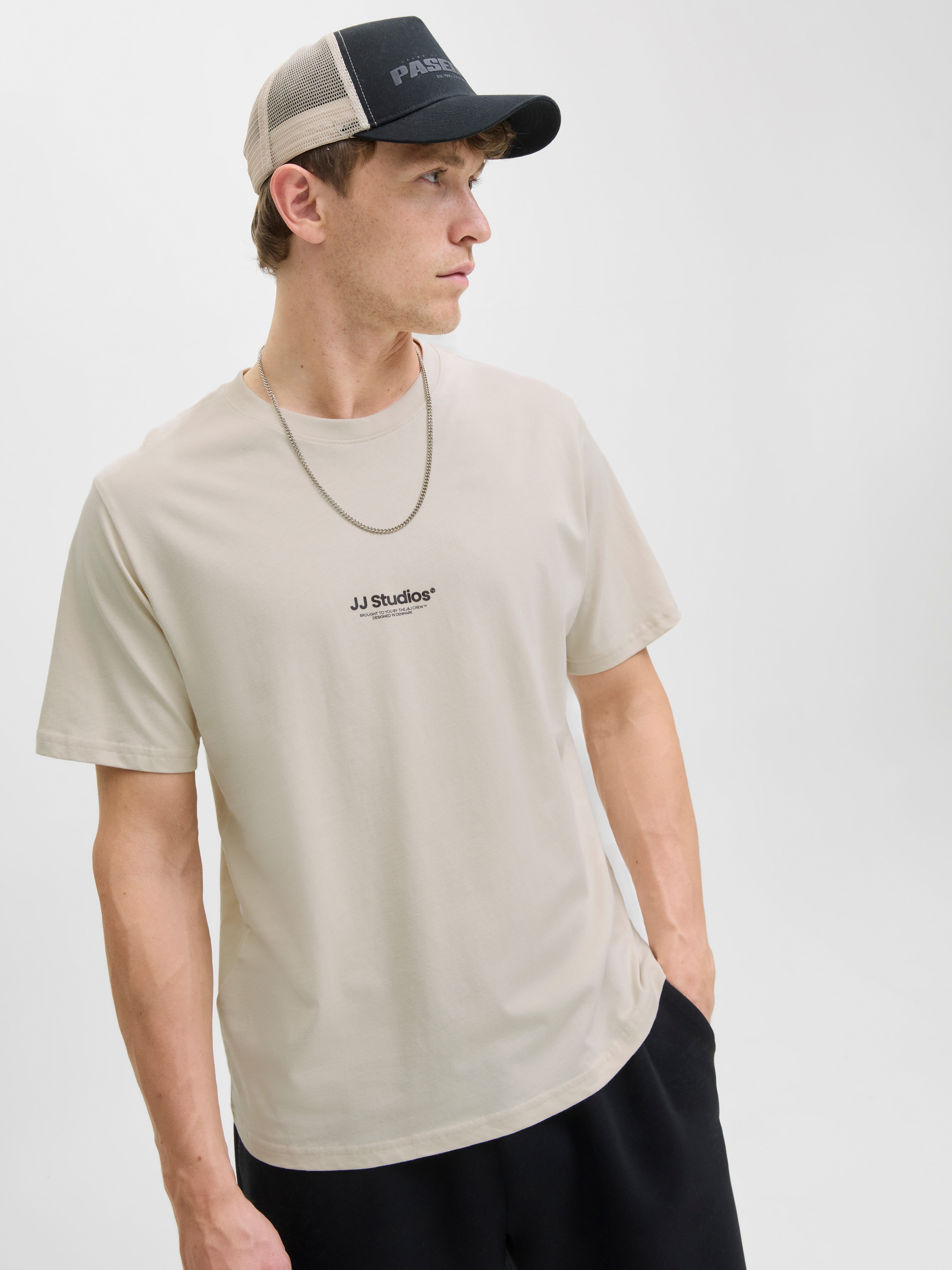 Jack & Jones T-Shirt JJESOHO TEE SS CREW NECK NOOS Baumwolle, relaxed fit