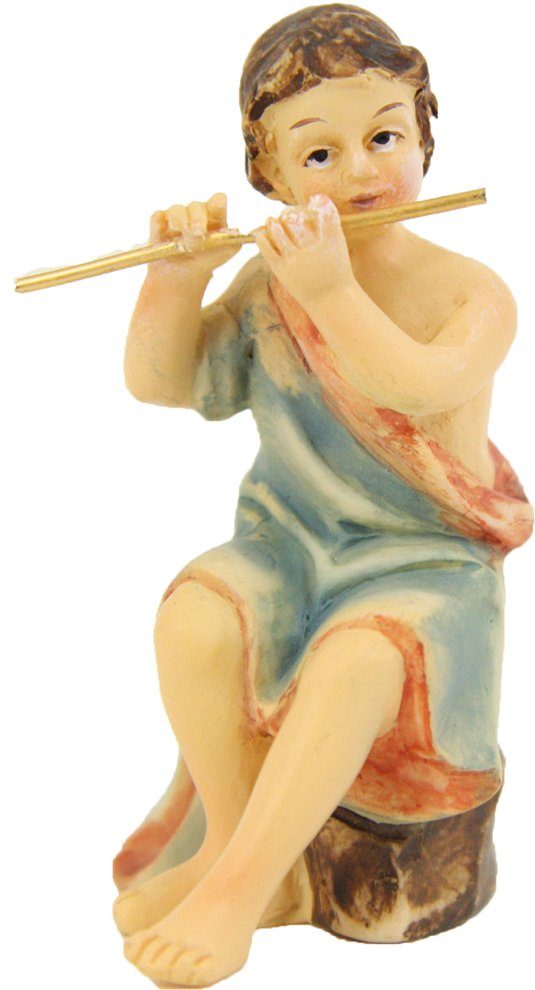 FADEDA Krippenfigur FADEDA JOK: Musiker sitzend mit Flöte, Höhe in cm: 8 (1 St)