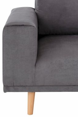 Home affaire Ecksofa Lasse L-Form, im scandinavischen Stil mit Holzfüßen