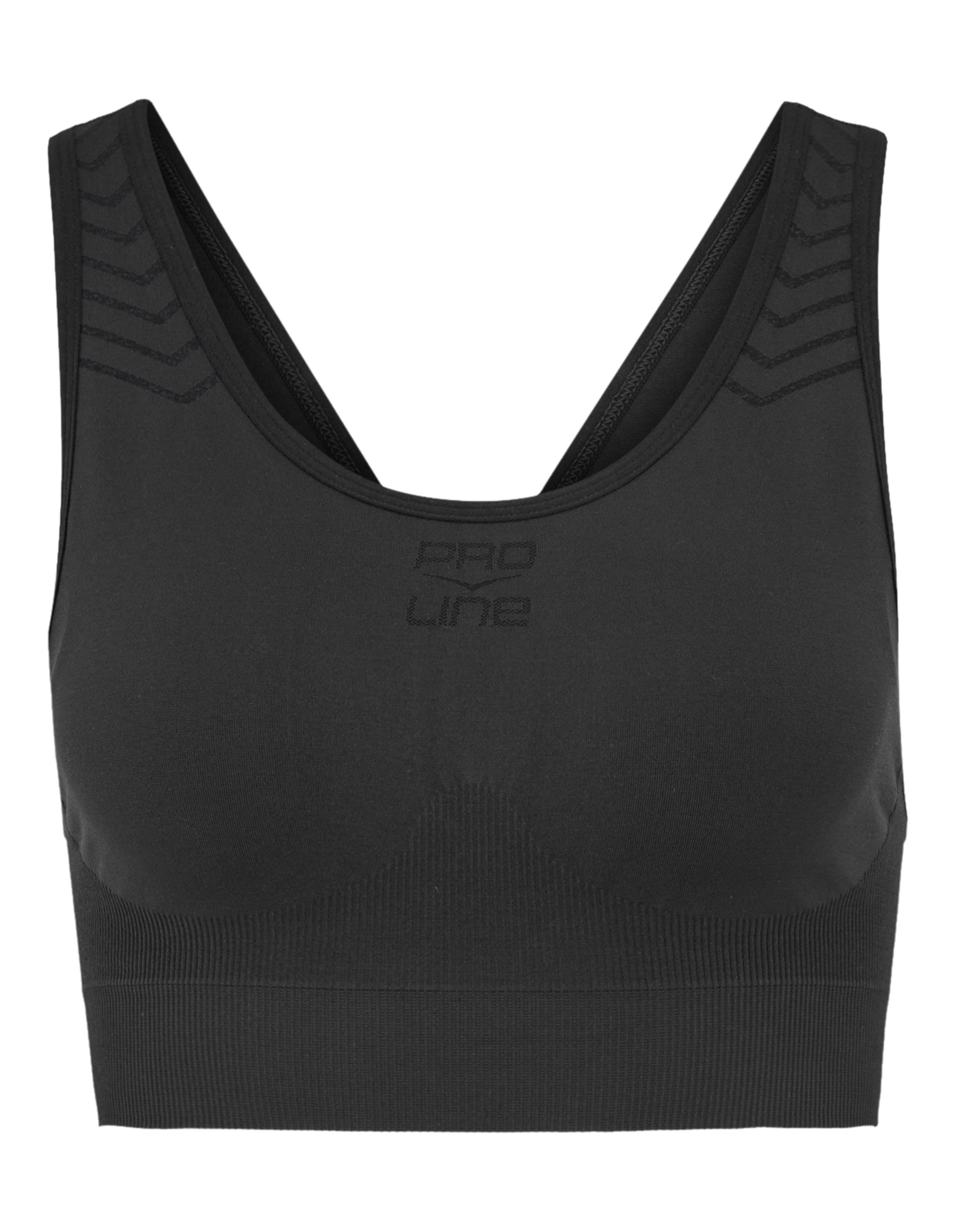 Venice Beach Sporttop BUSTIER MIAMI mit Rundhalsausschnitt, aus Polyamid, Polyester und Elasthan