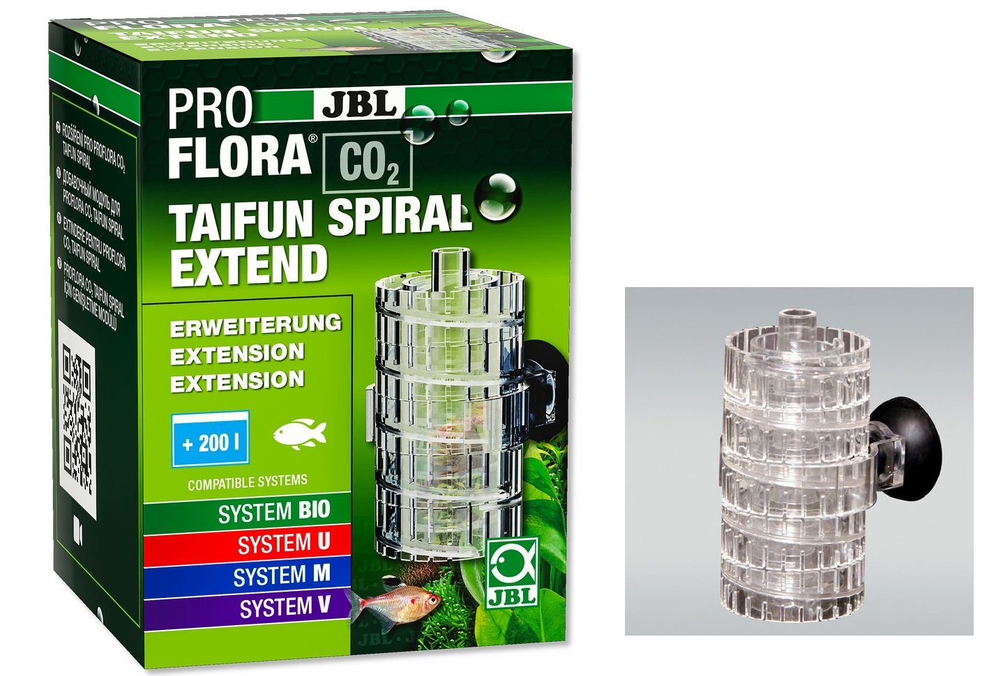 JBL GmbH & Co. KG CO2 Diffusor JBL Proflora CO2 Taifun Spiral Extend Diffusor