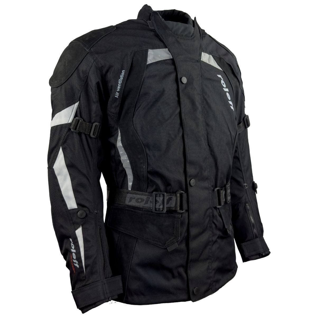 roleff Motorradjacke RO594 - Robuste 3-in-1 Jacke mit Nubukleder & Protektoren auch in großen Größen – Bild 3 von 5