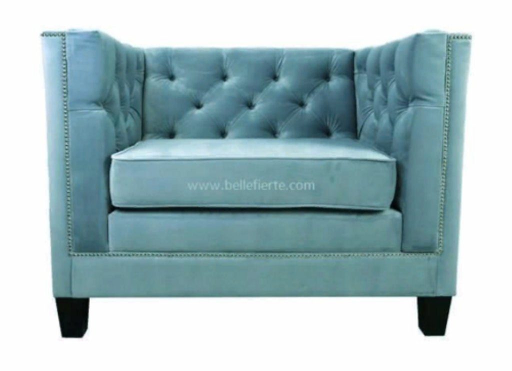 Chesterfield Stoff Chesterfield-Sessel, Neu JVmoebel Textil Möbel Sessel Rosa Wohnzimmer Modern Lila Kreative Blau