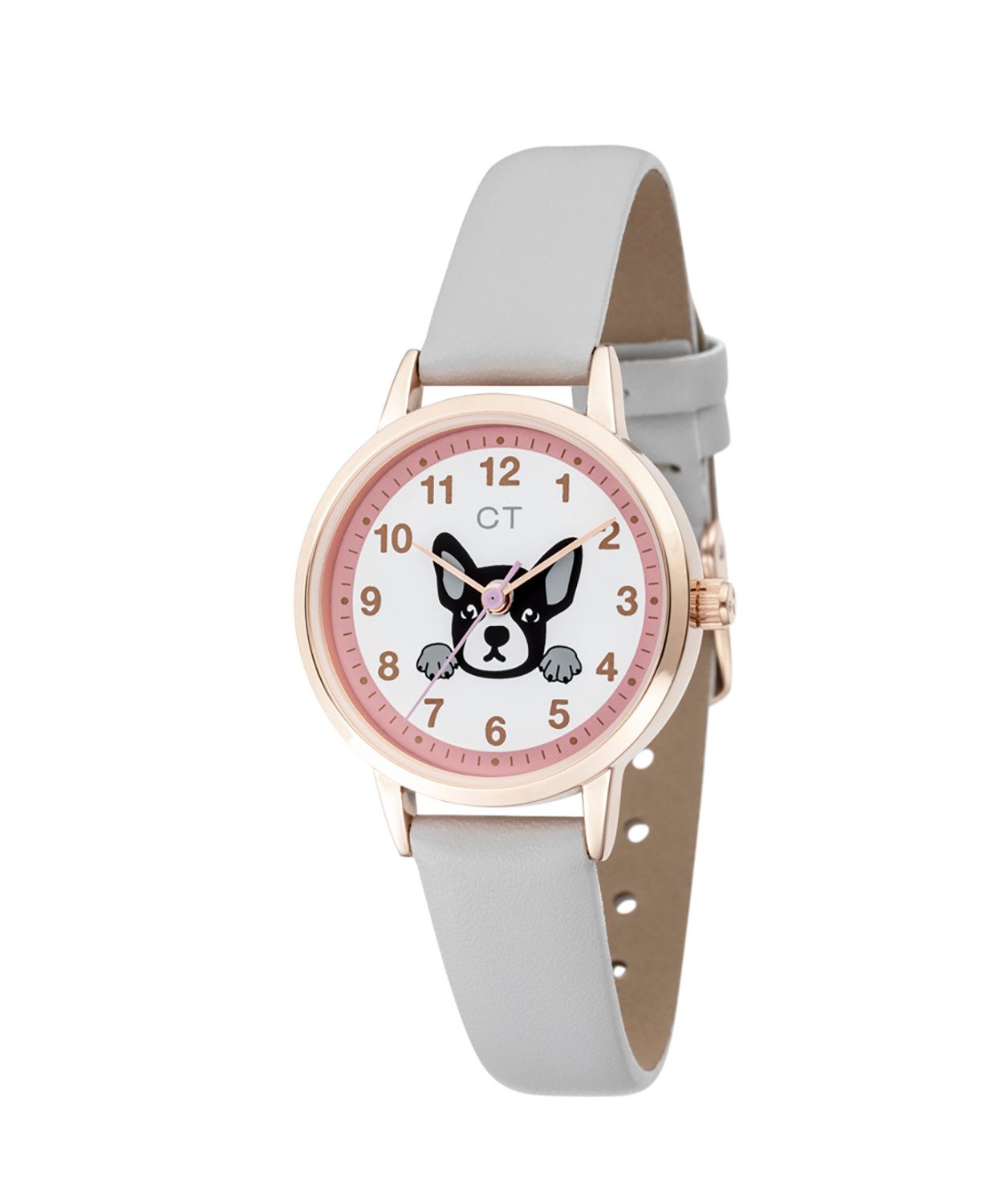 COOL TIME Quarzuhr The Cool Grey Bully CT-0006-LQ, Armbanduhr, Kinderuhr, Mädchen, analog