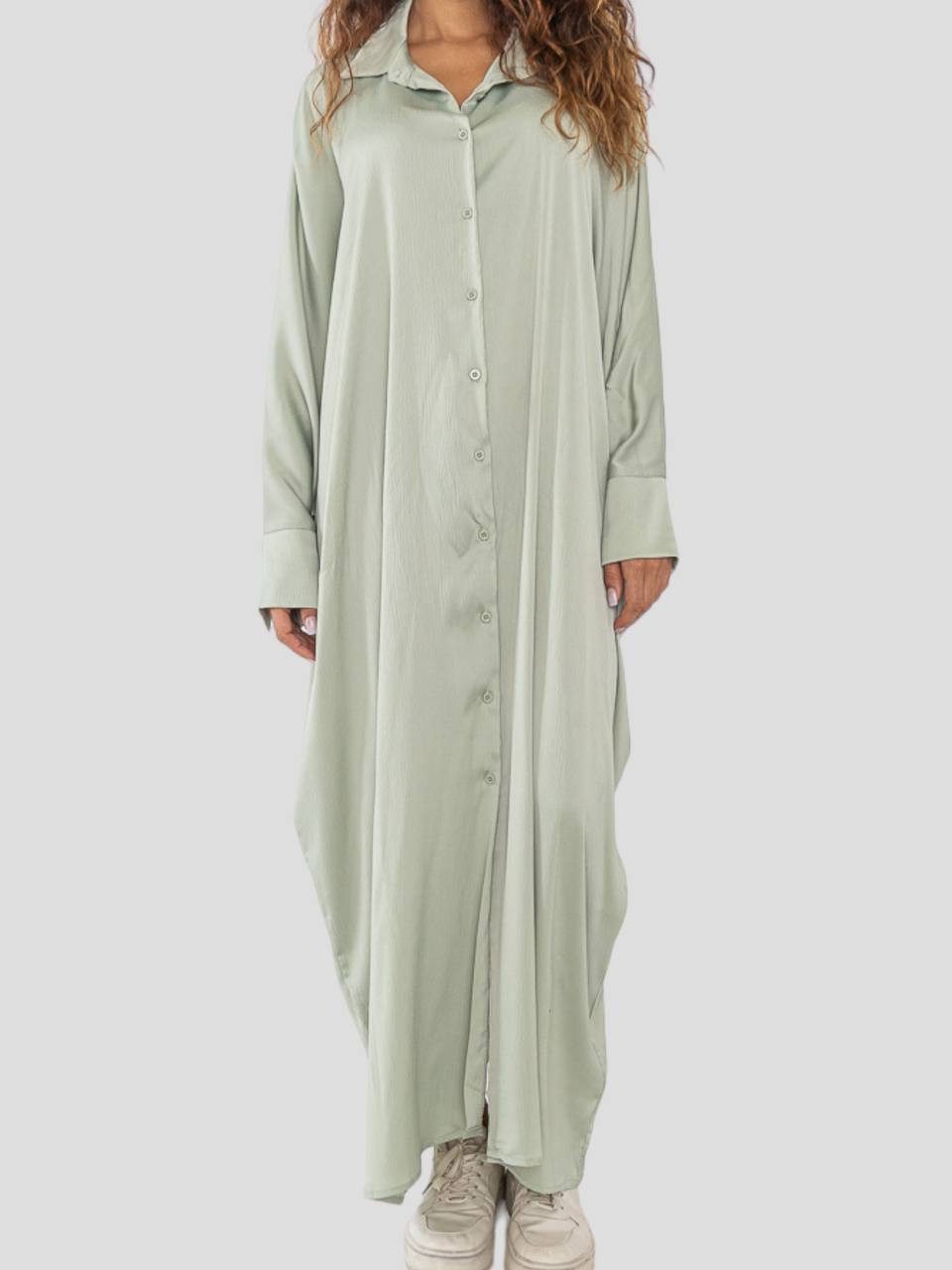 Aymasal Maxikleid Oversized Hemdkleid LATIFA Hemdblusenkleid günstig online kaufen