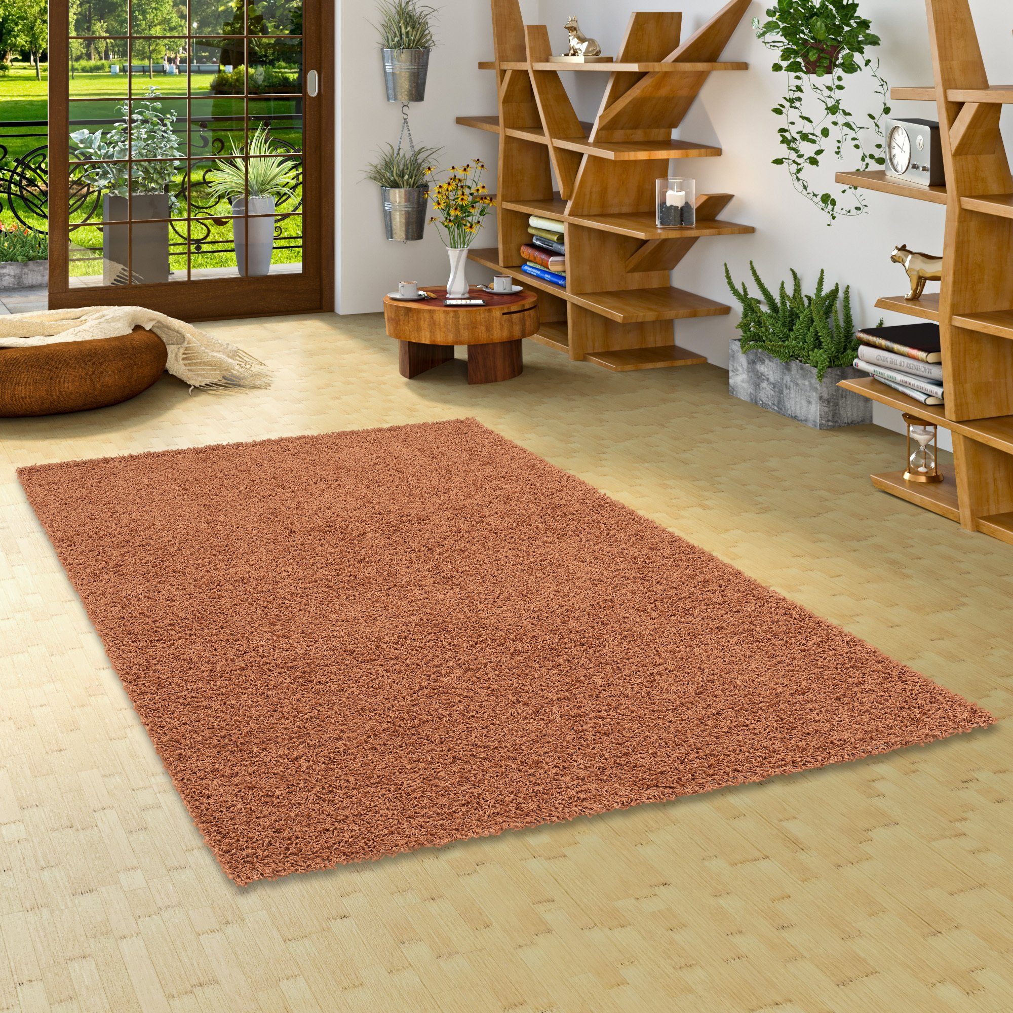Pergamon Hochflor-Teppich Hochflor Langflor Shaggy Teppich Fluffy, Rechteck günstig online kaufen