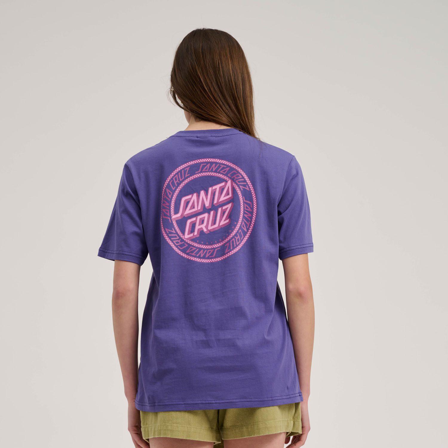 Santa Cruz T-Shirt CHECK OUTLINE RINGED günstig online kaufen