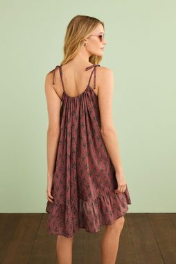 Next Neckholderkleid Sommerkleid aus Baumwolle mit Neckholder-Trägern (1-tlg)