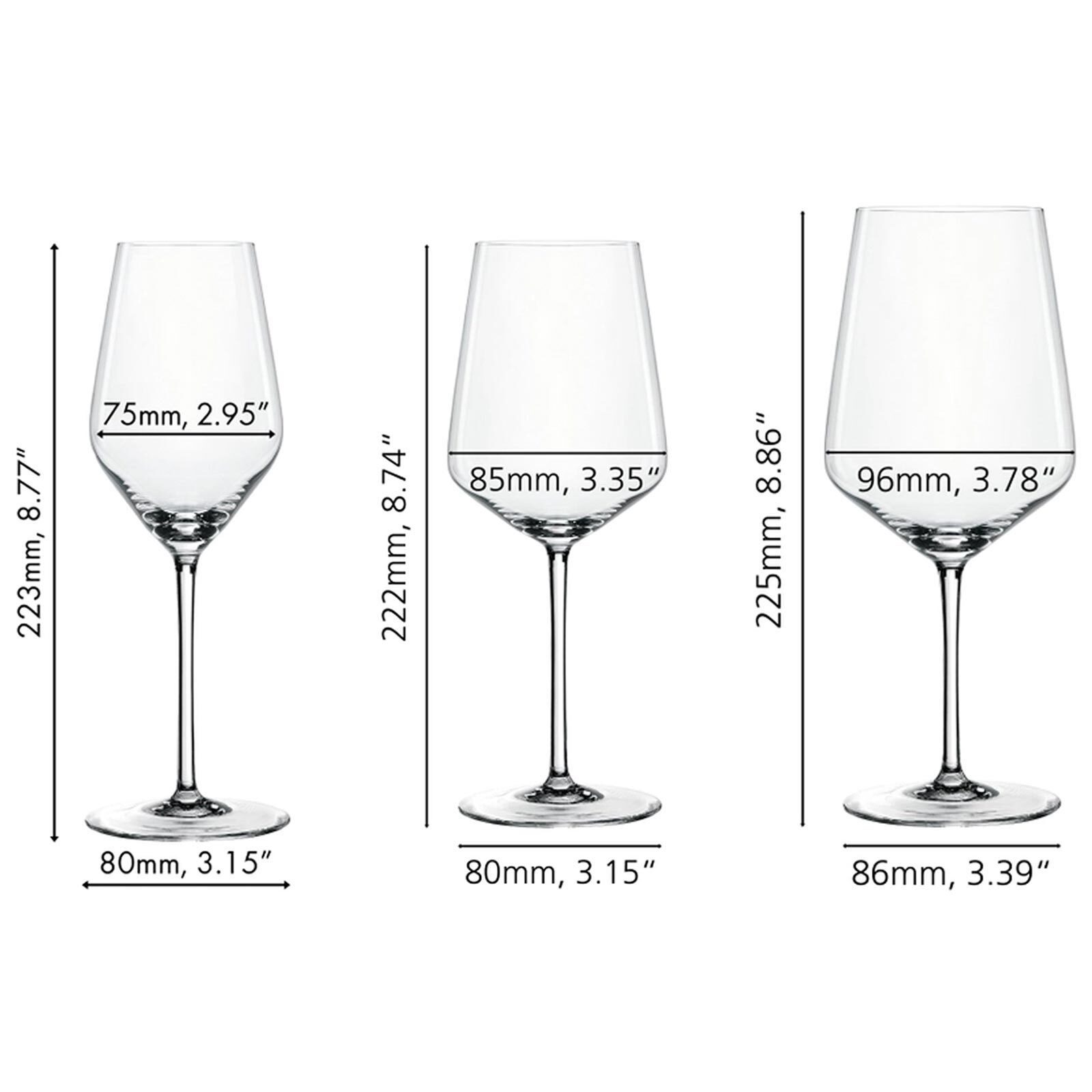 SPIEGELAU Gläser-Set Style Wein- und Sektgläser-Set 12er Set, 12-tlg., Glas